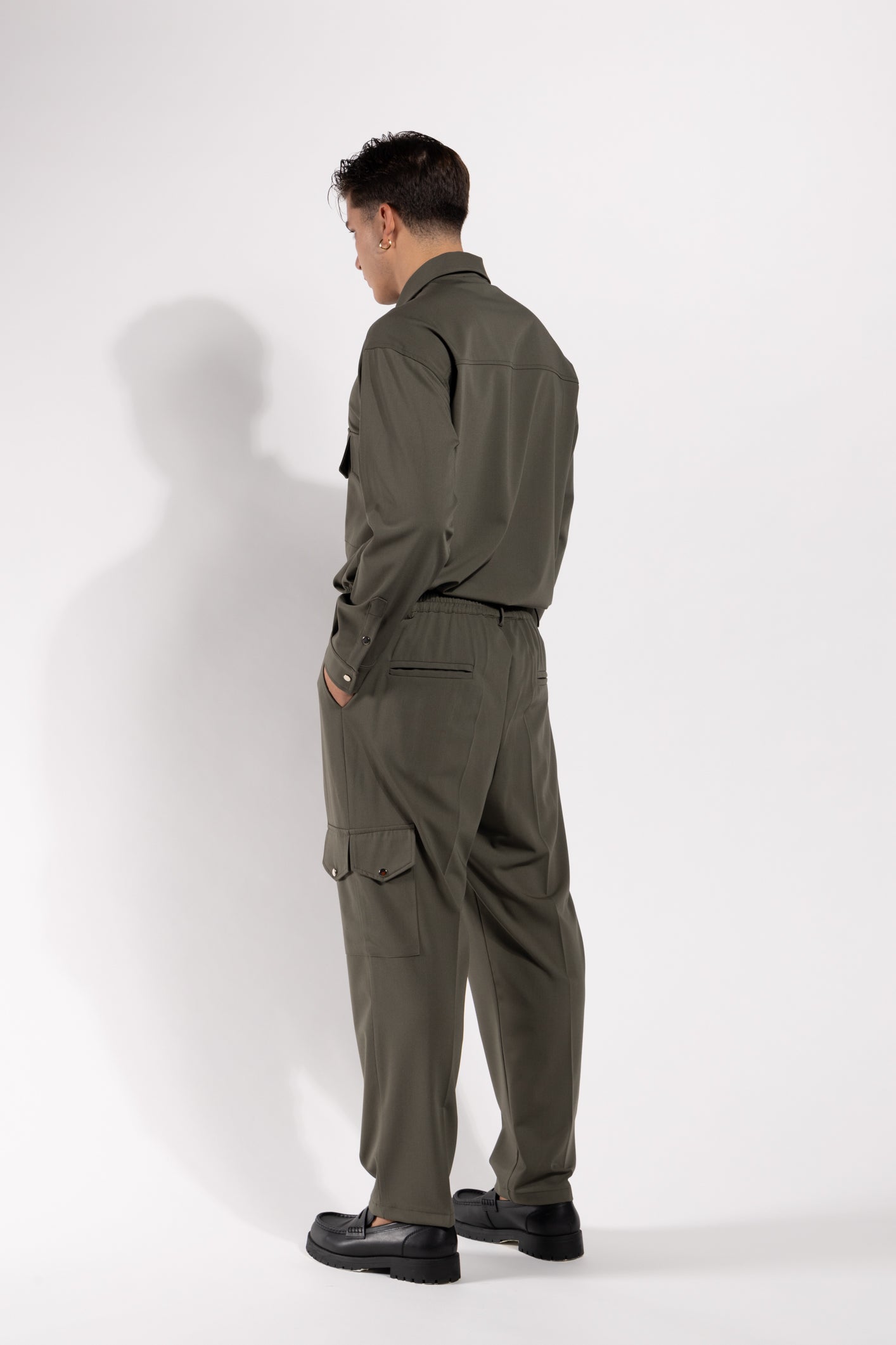 Coordinato Cargo Gavroche in misto lana – Camicia + Pantalone