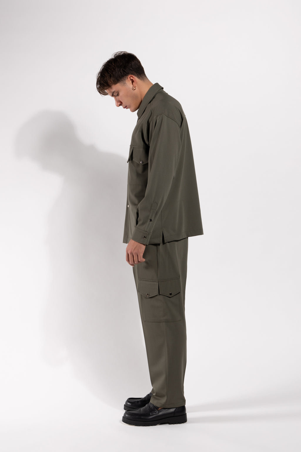 Coordinato Cargo Gavroche in misto lana – Camicia + Pantalone