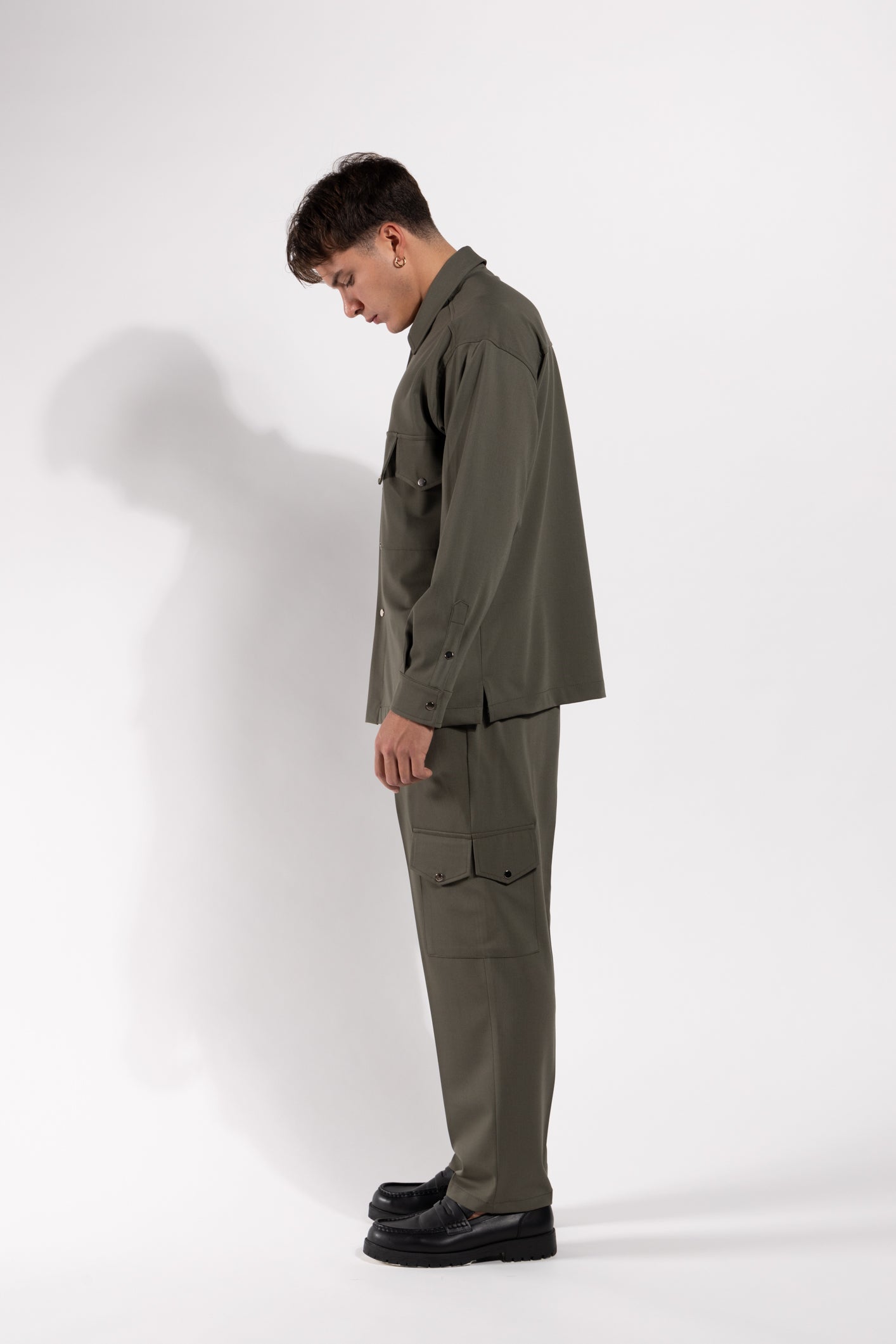 Coordinato Cargo Gavroche in misto lana – Camicia + Pantalone