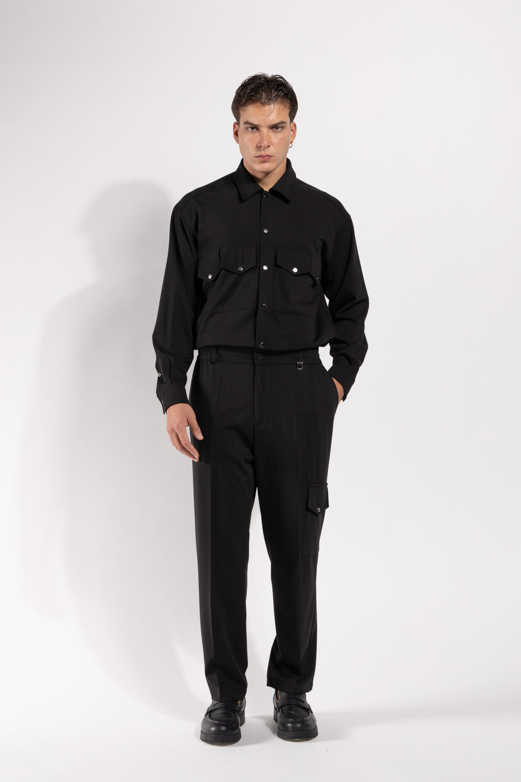 Coordinato Cargo Gavroche in misto lana – Camicia + Pantalone