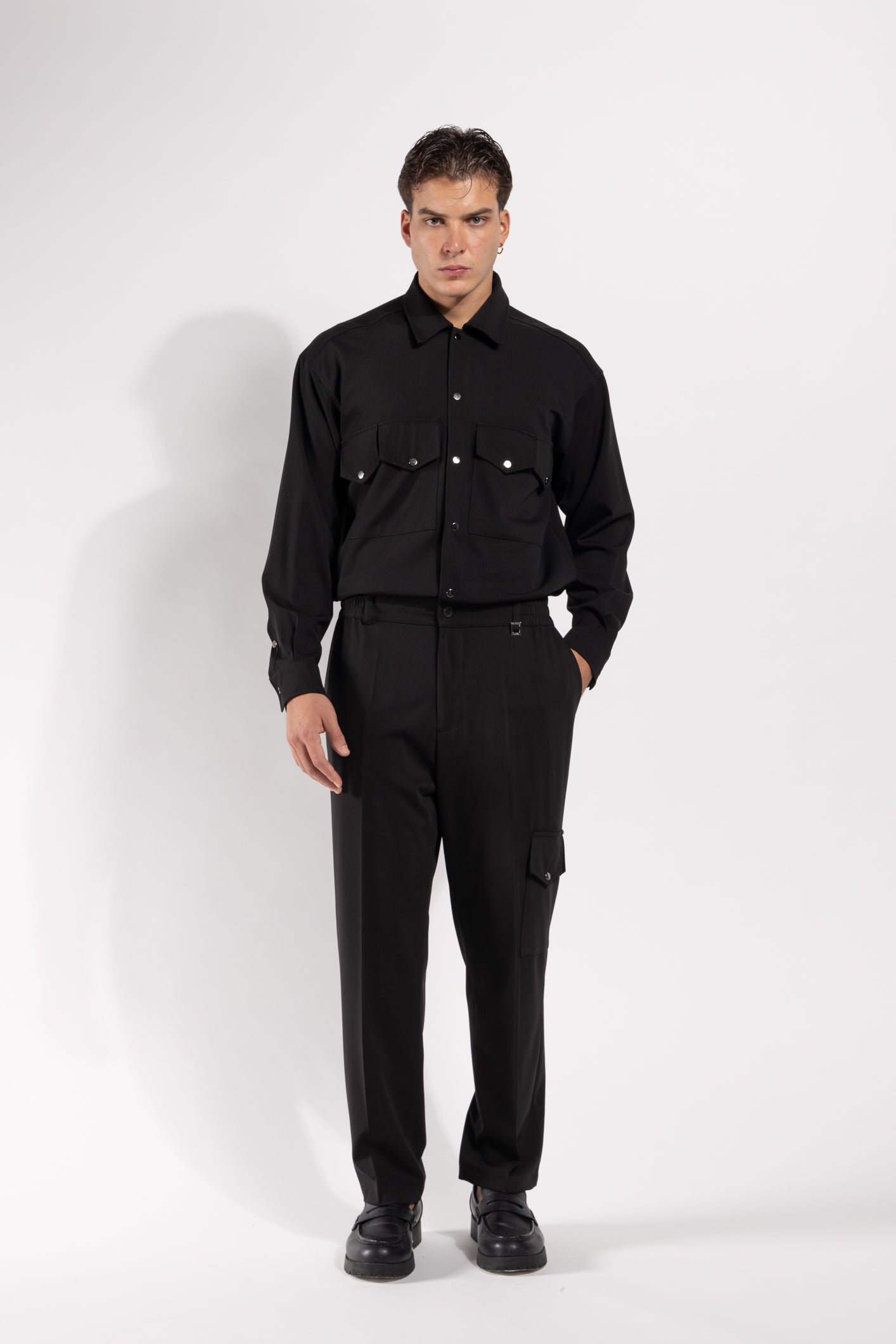 Coordinato Cargo Gavroche in misto lana – Camicia + Pantalone