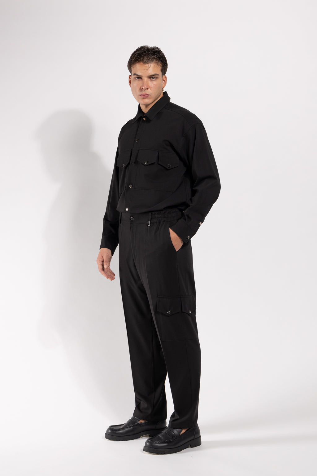Coordinato Cargo Gavroche in misto lana – Camicia + Pantalone