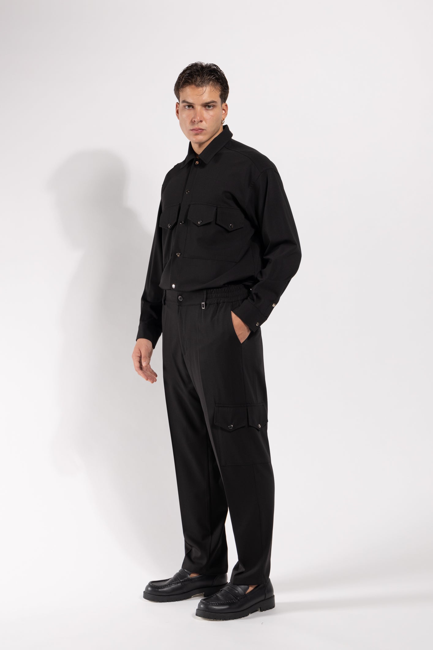 Coordinato Cargo Gavroche in misto lana – Camicia + Pantalone