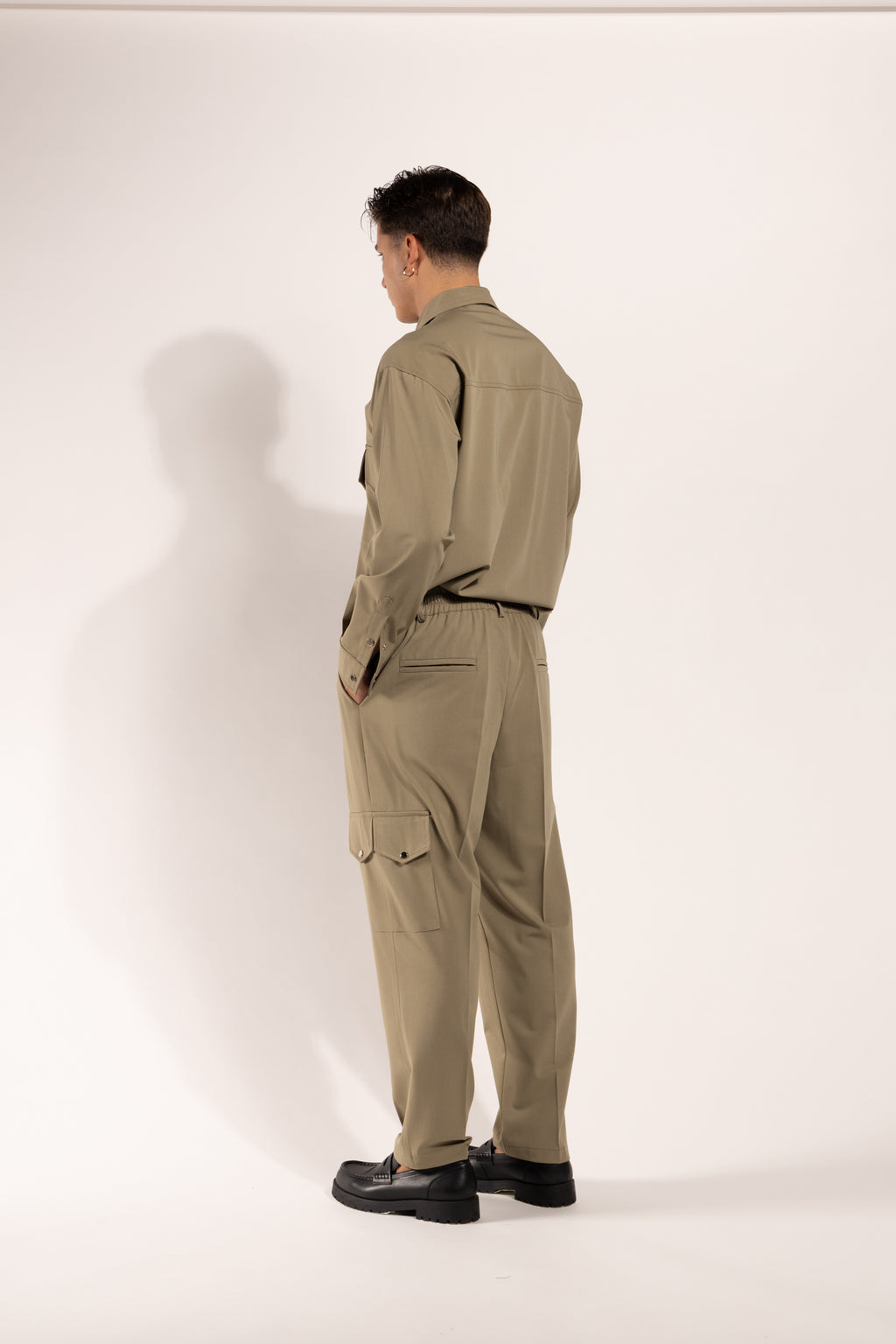 Coordinato Cargo Gavroche in misto lana – Camicia + Pantalone