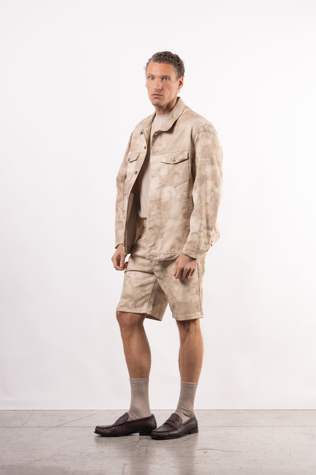 Giacca in denim Camouflage