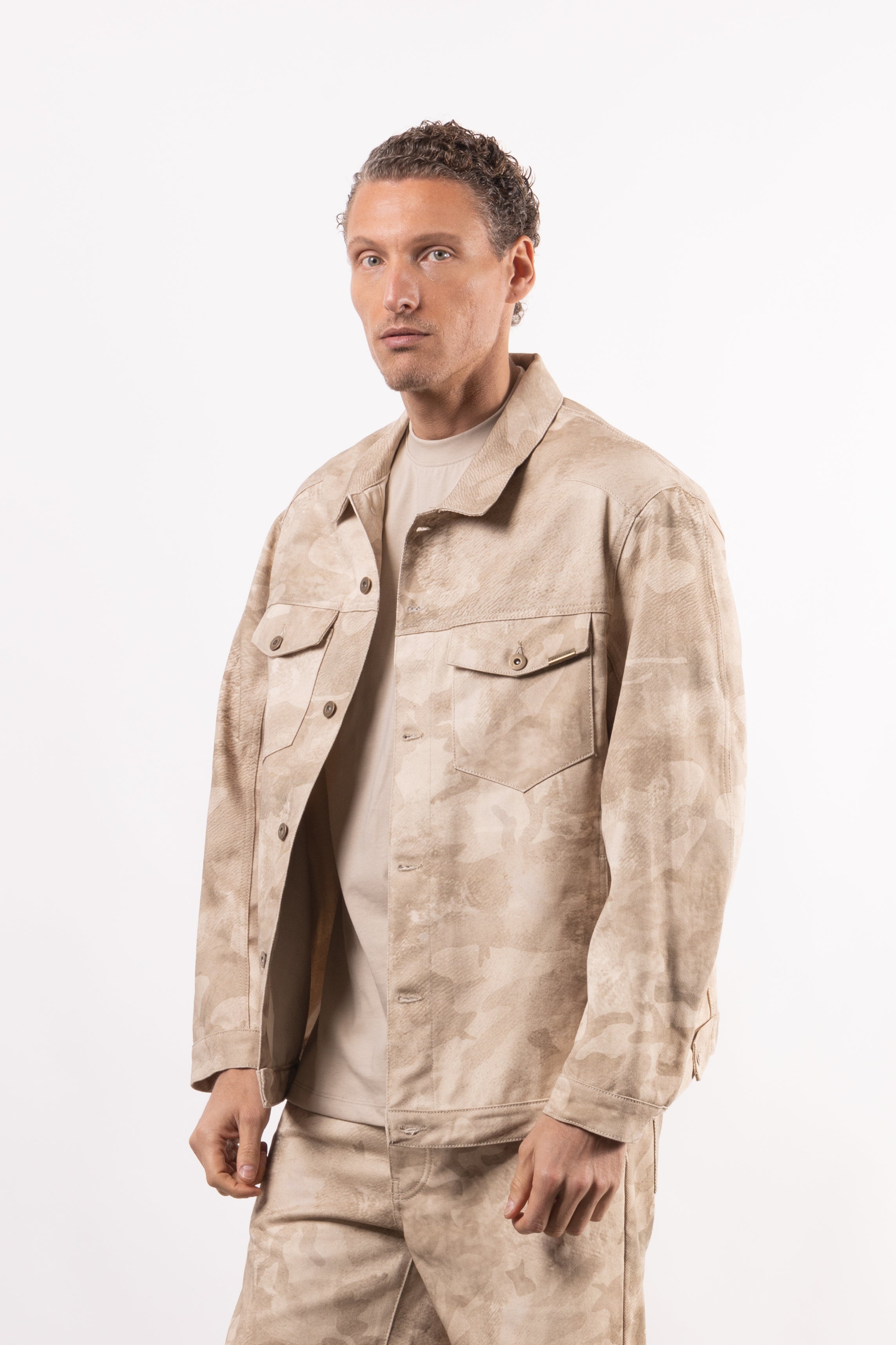 Giacca in denim Camouflage