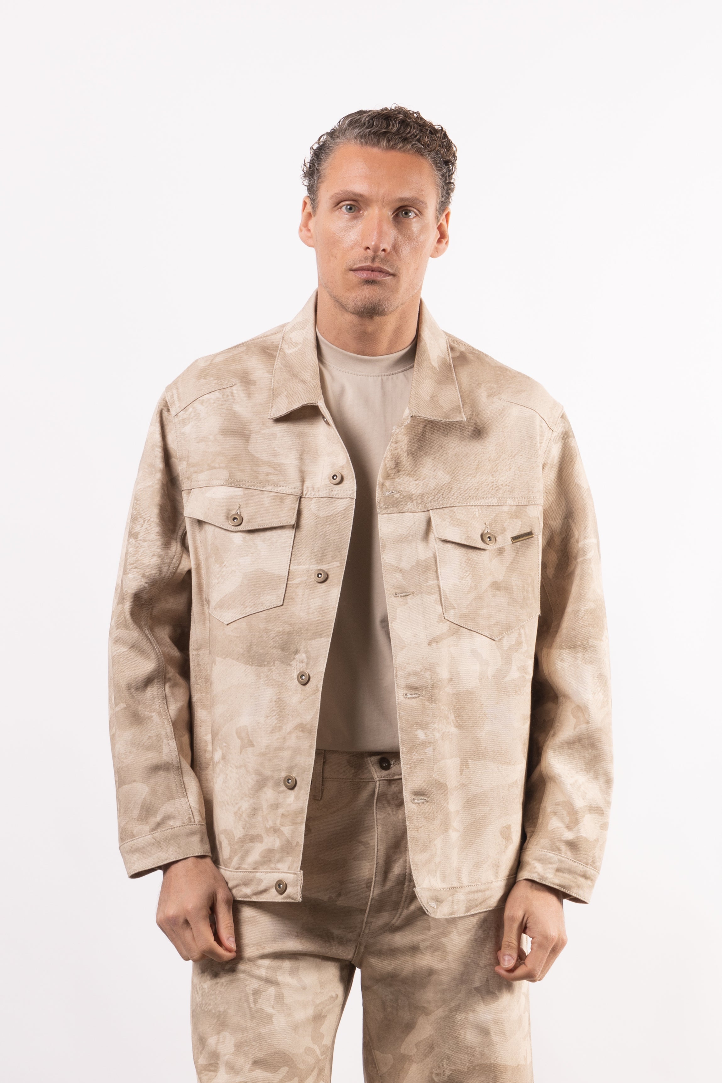 Giacca in denim Camouflage