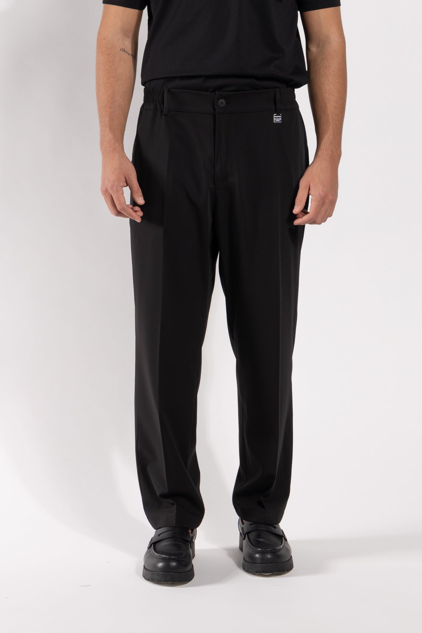 Pantalone Gavroche strutturato con vestibilità morbida