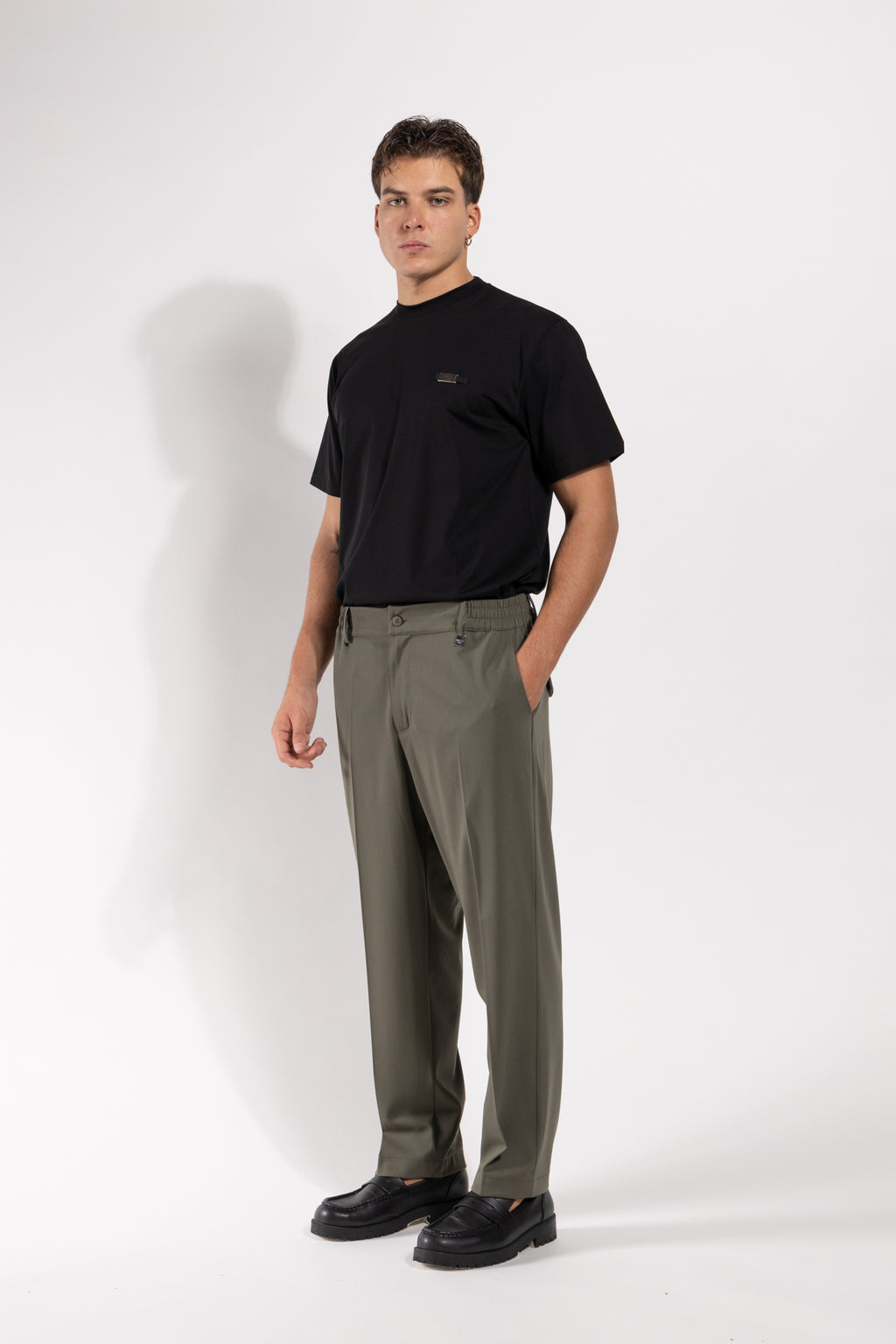 Pantalone Gavroche strutturato con vestibilità morbida