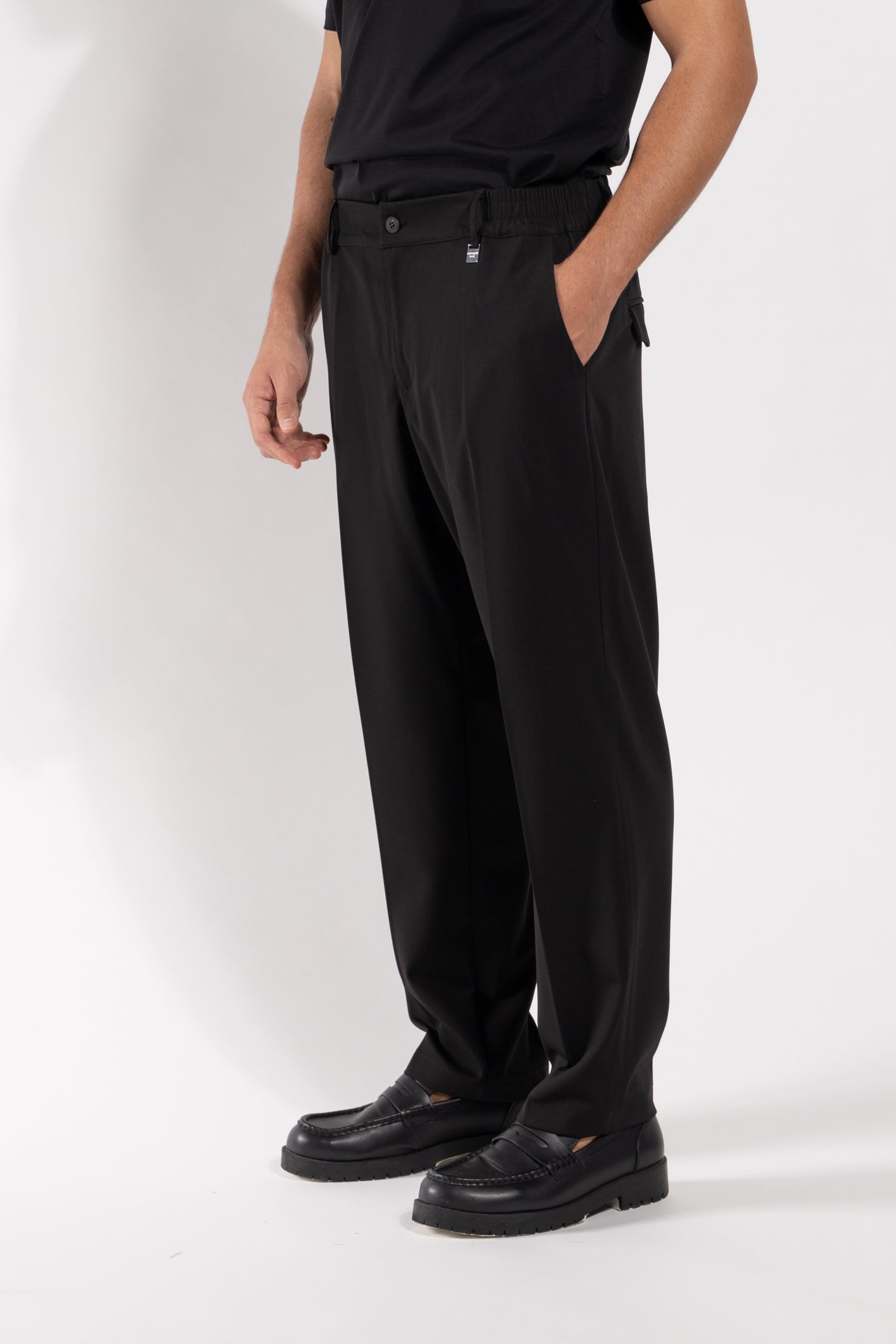Pantalone Gavroche strutturato con vestibilità morbida