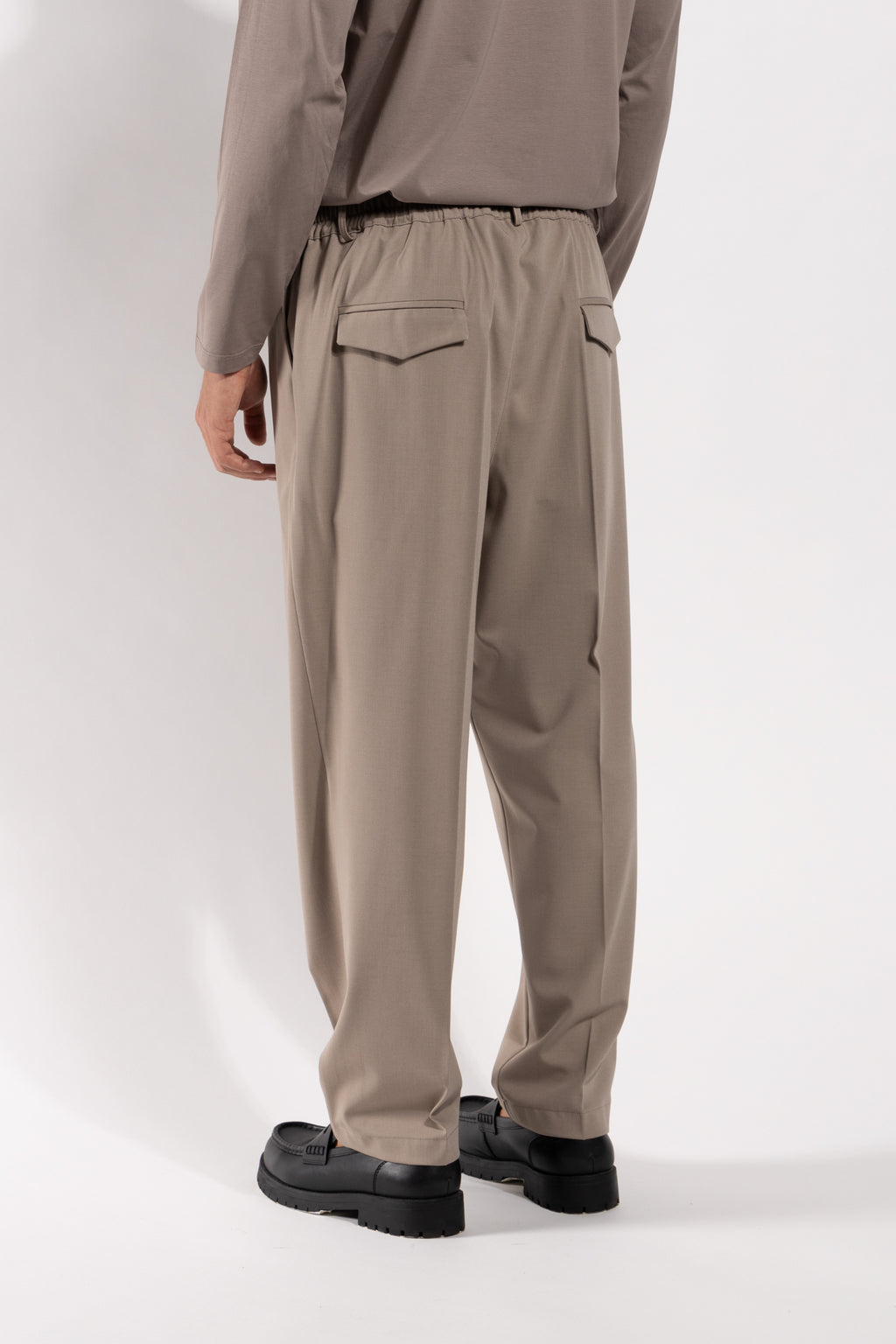 Pantalone Gavroche strutturato con vestibilità morbida