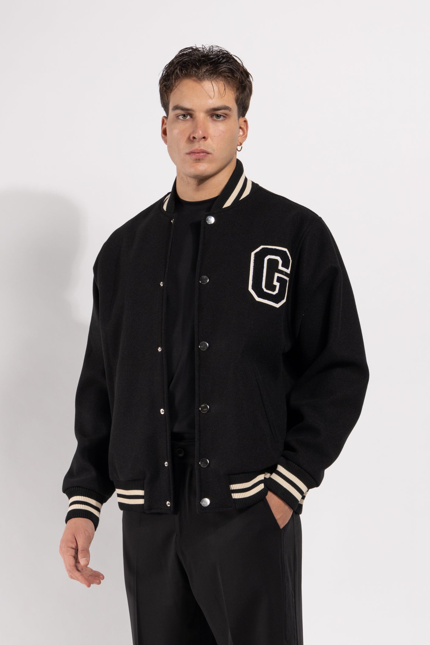 Giubbotto Gavroche varsity con patch “G”