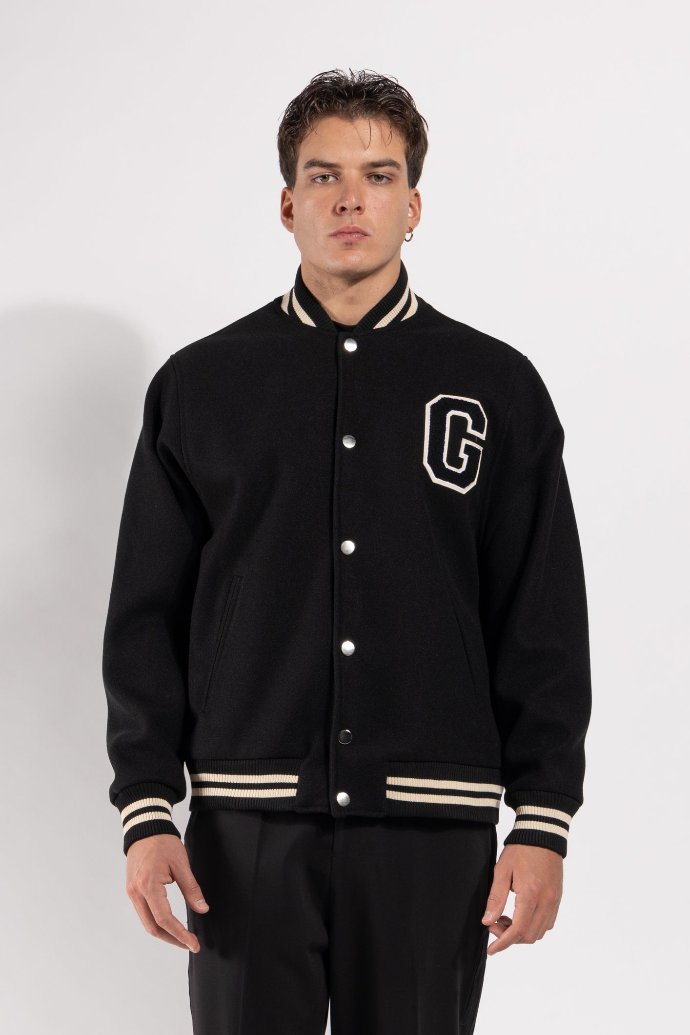 Giubbotto Gavroche varsity con patch “G”