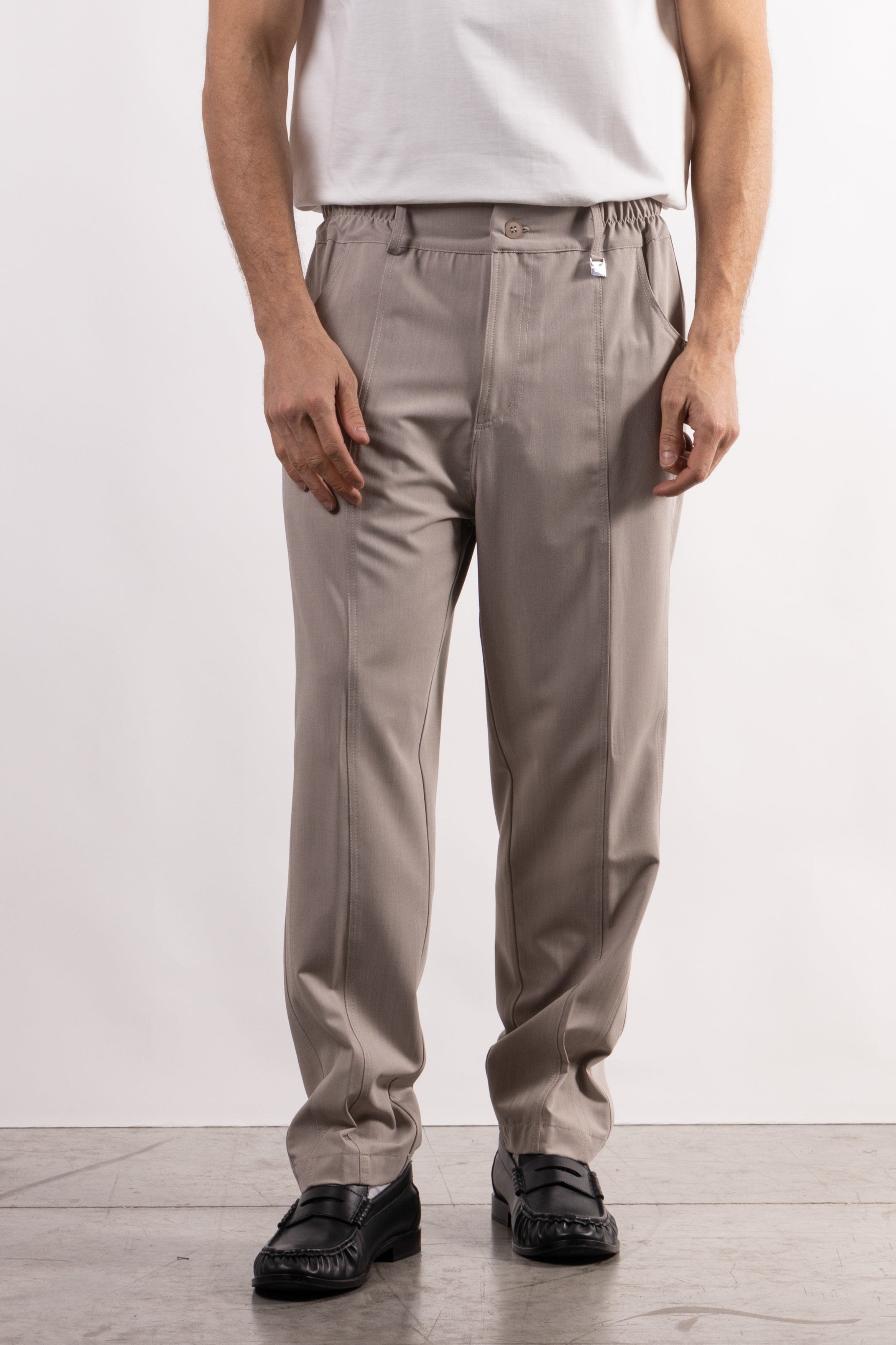 Pantalone in viscosa regular fit