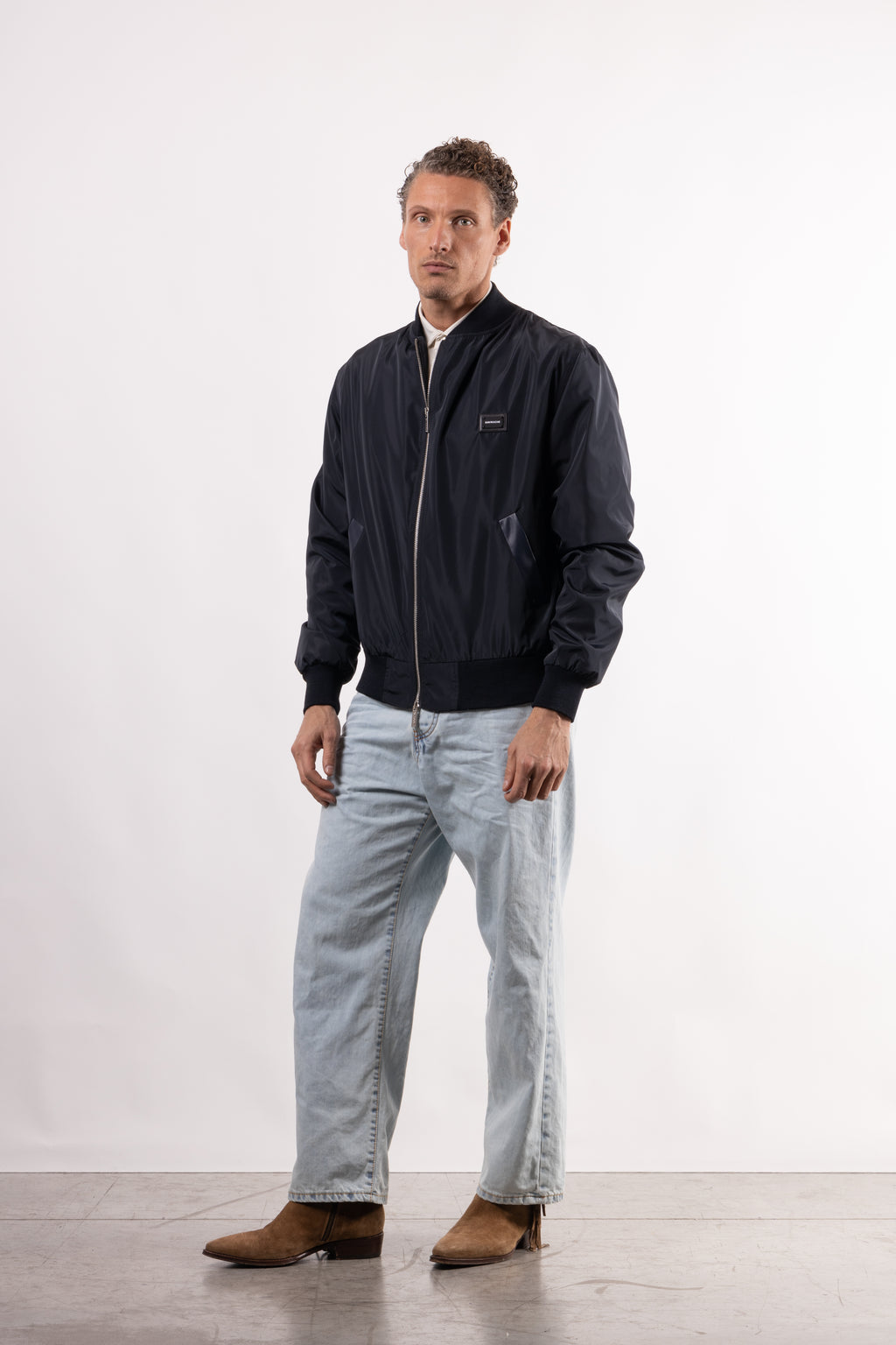 Bomber tecnico con placchetta lato cuore