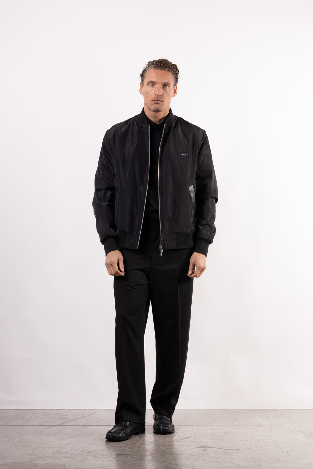 Bomber tecnico con placchetta lato cuore