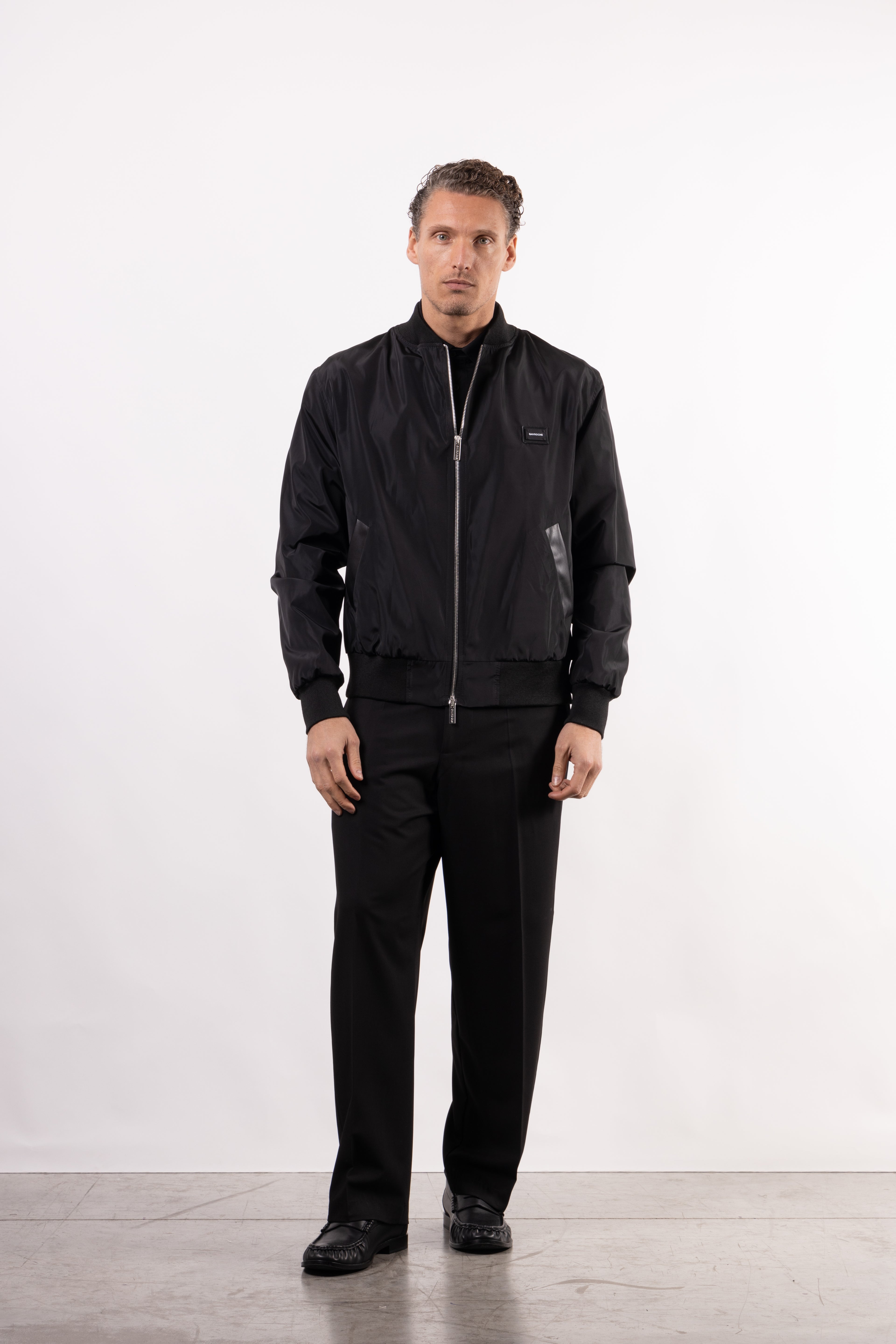 Bomber tecnico con placchetta lato cuore