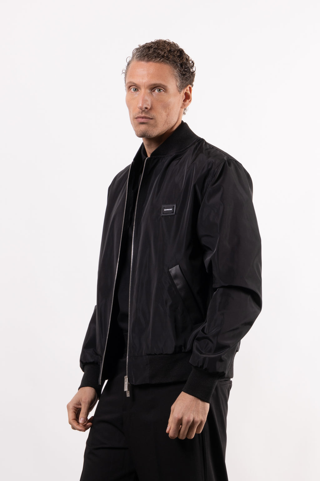 Bomber tecnico con placchetta lato cuore