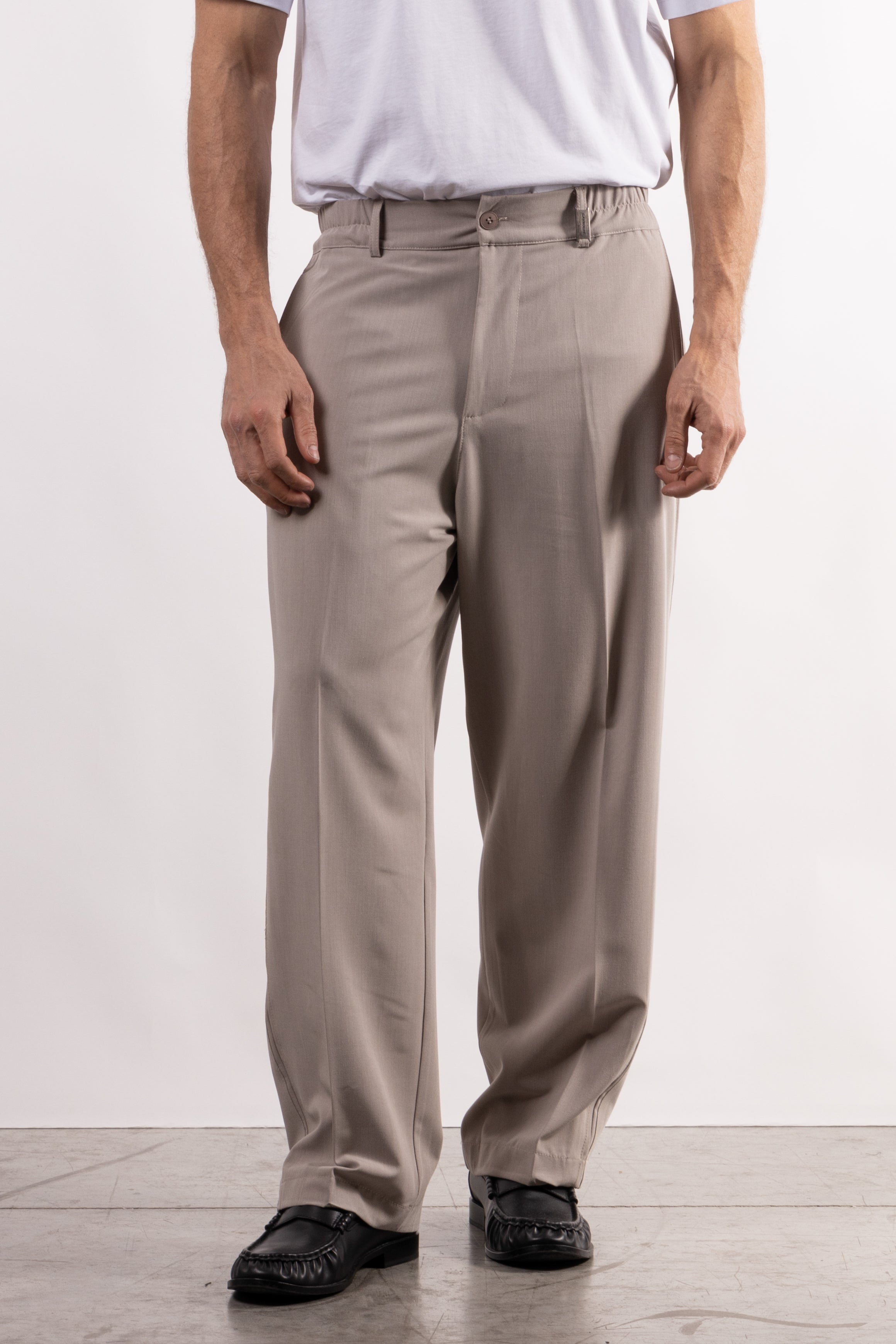 Pantalone in viscosa wide fit