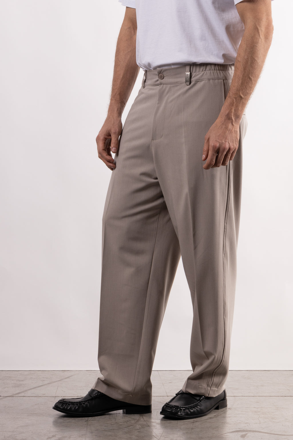 Pantalone in viscosa wide fit