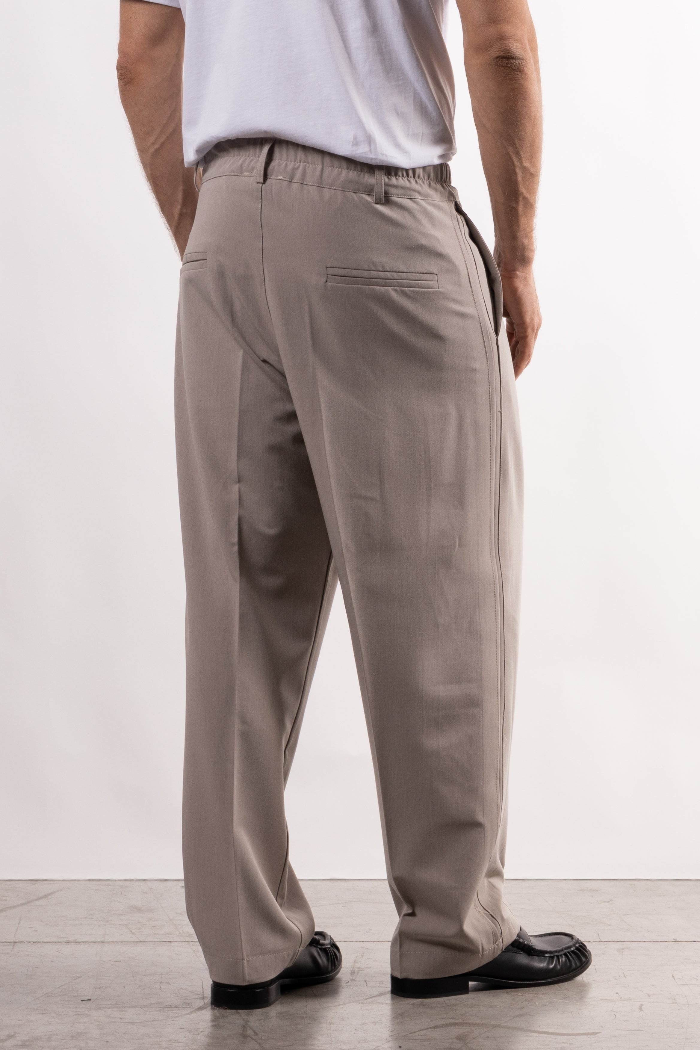 Pantalone in viscosa wide fit