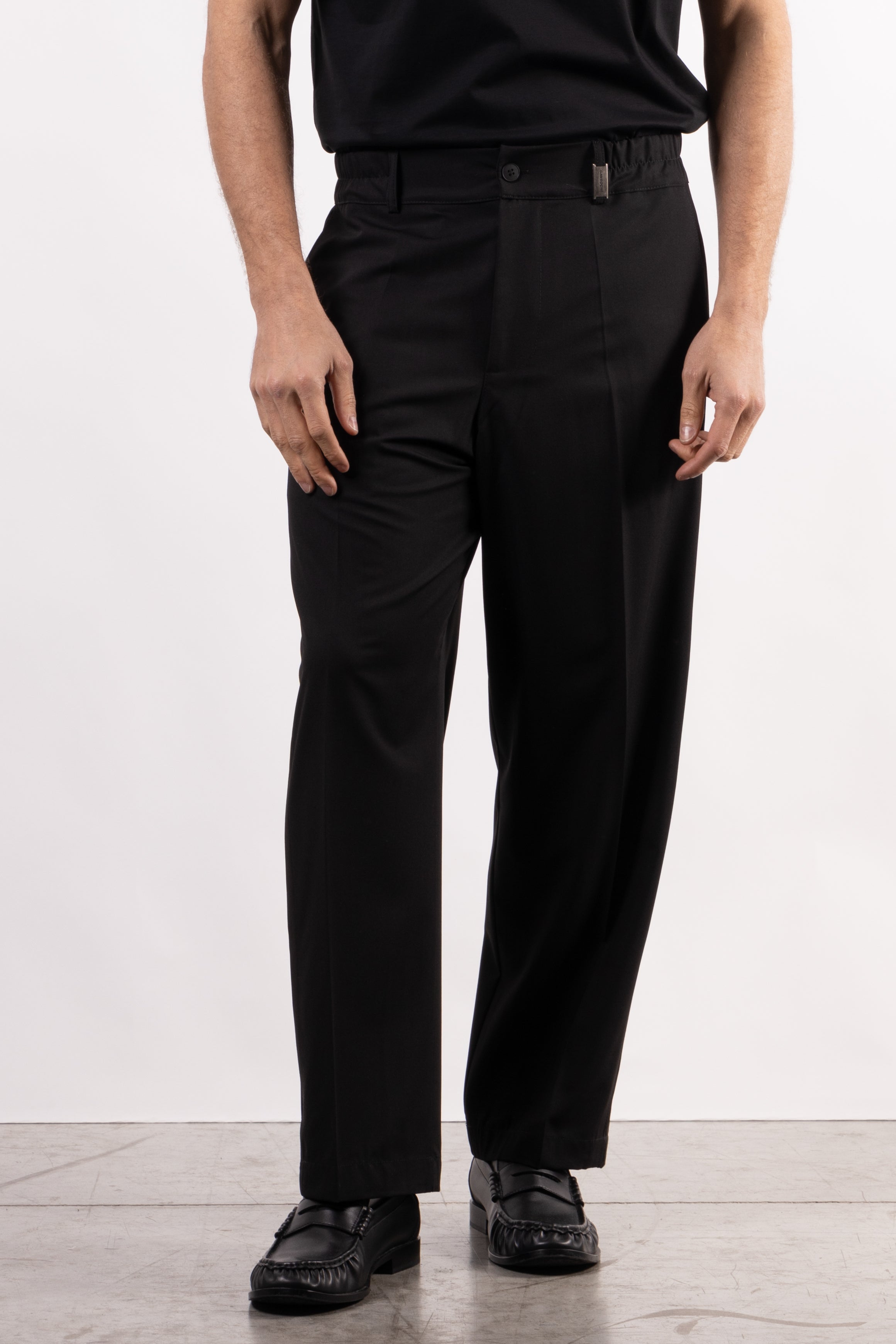 Pantalone in viscosa wide fit
