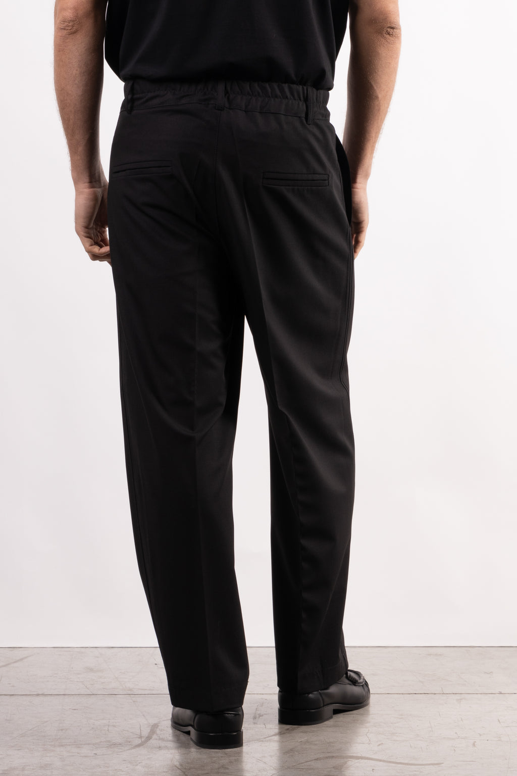Pantalone in viscosa wide fit