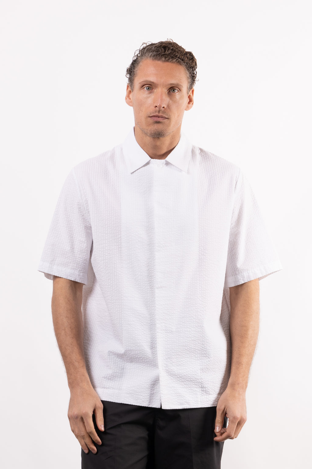 Camicia effetto Goffrato