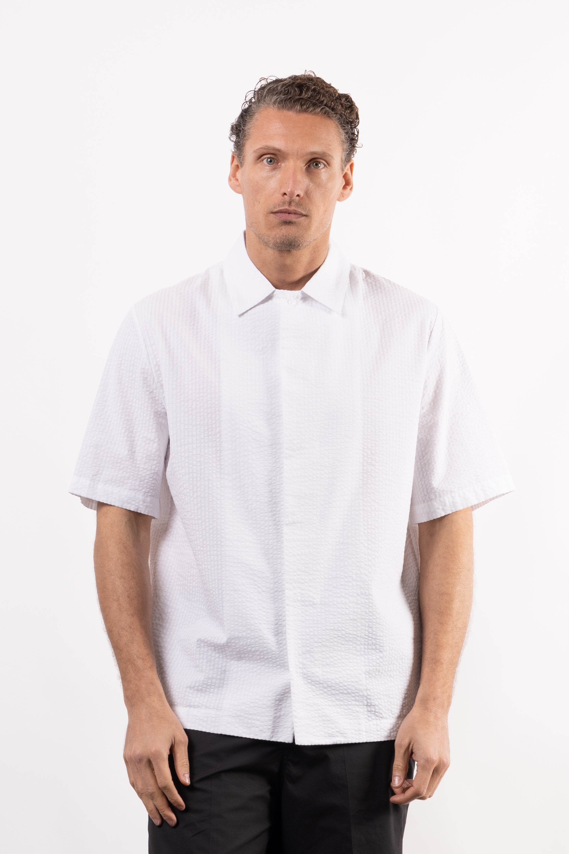 Camicia effetto Goffrato