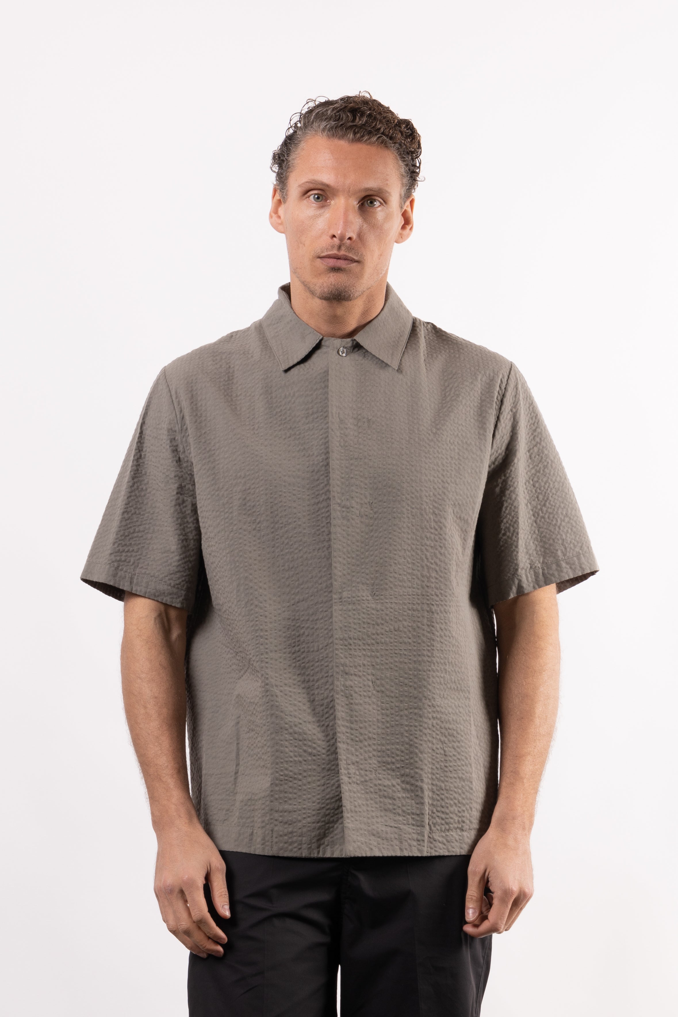 Camicia effetto Goffrato