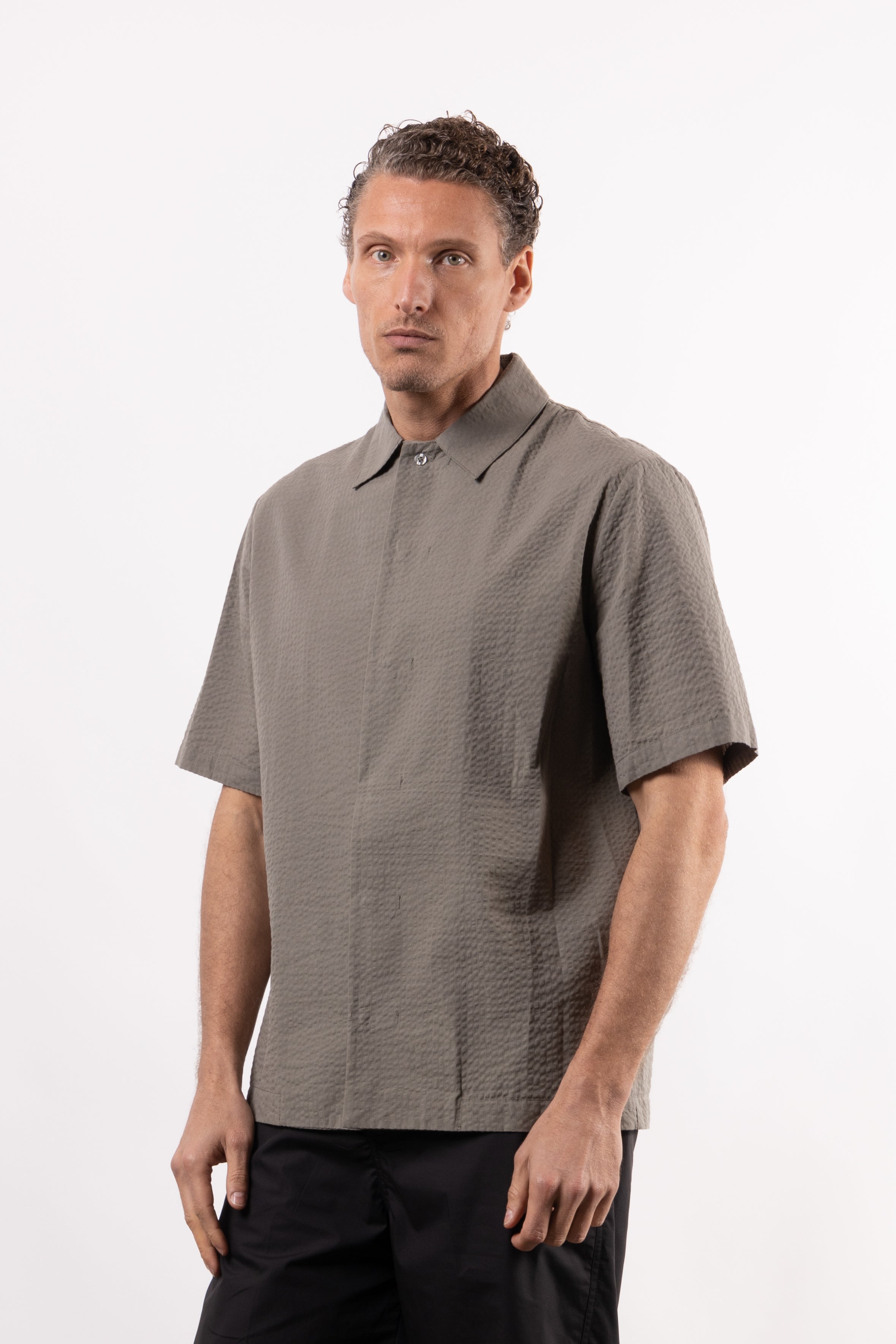 Camicia effetto Goffrato