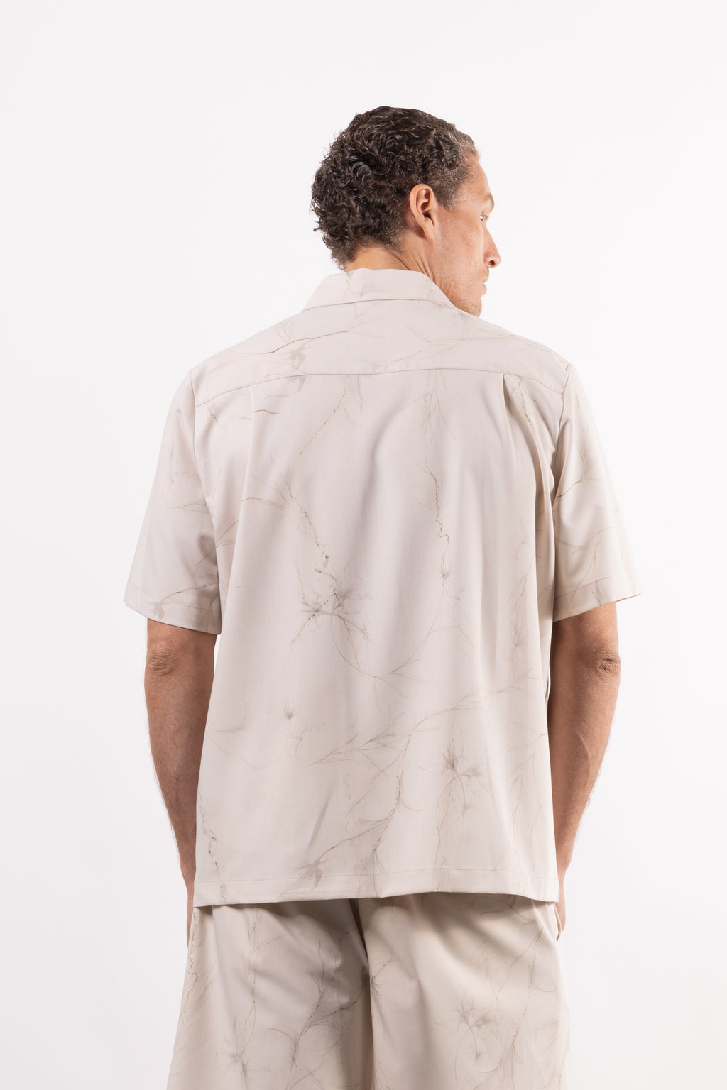 Camicia in viscosa stampata