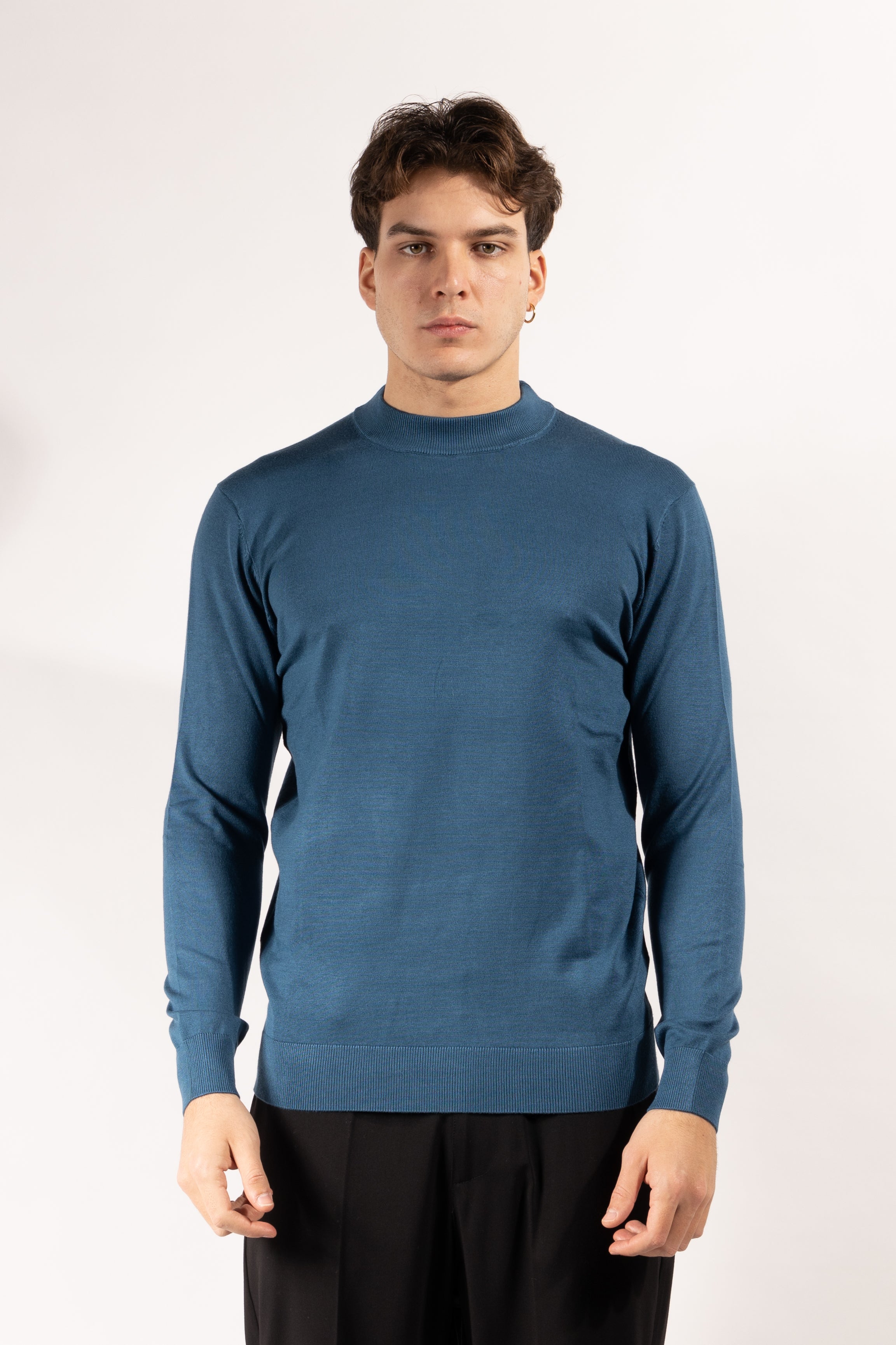 Maglia Gavroche mezzocollo in maglia fine