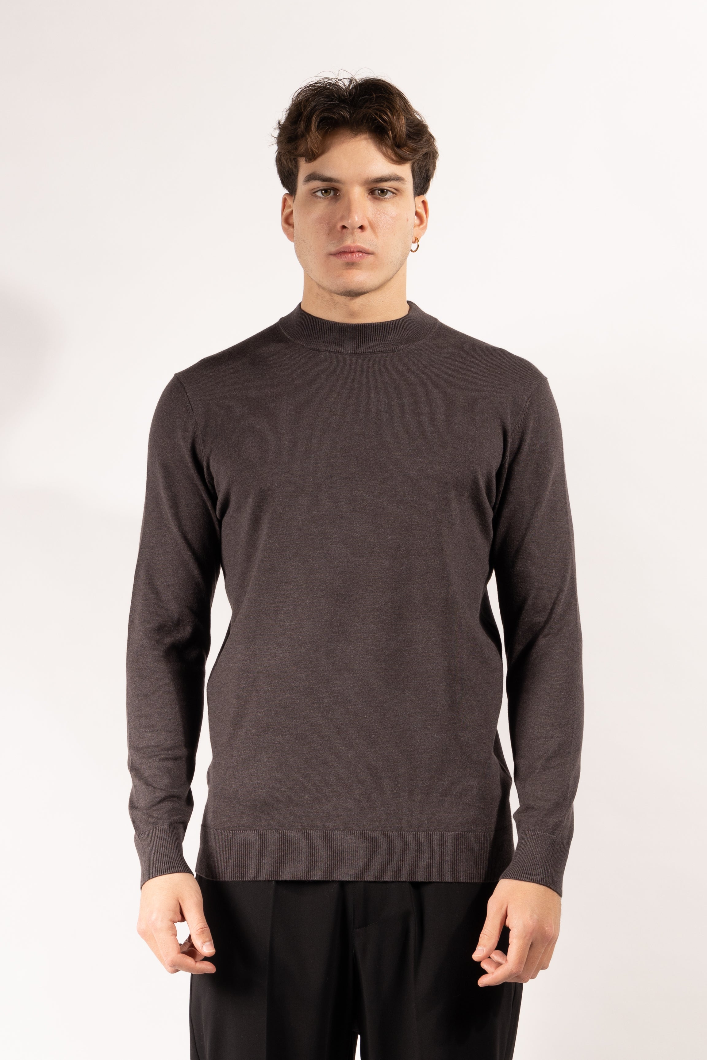 Maglia Gavroche mezzocollo in maglia fine