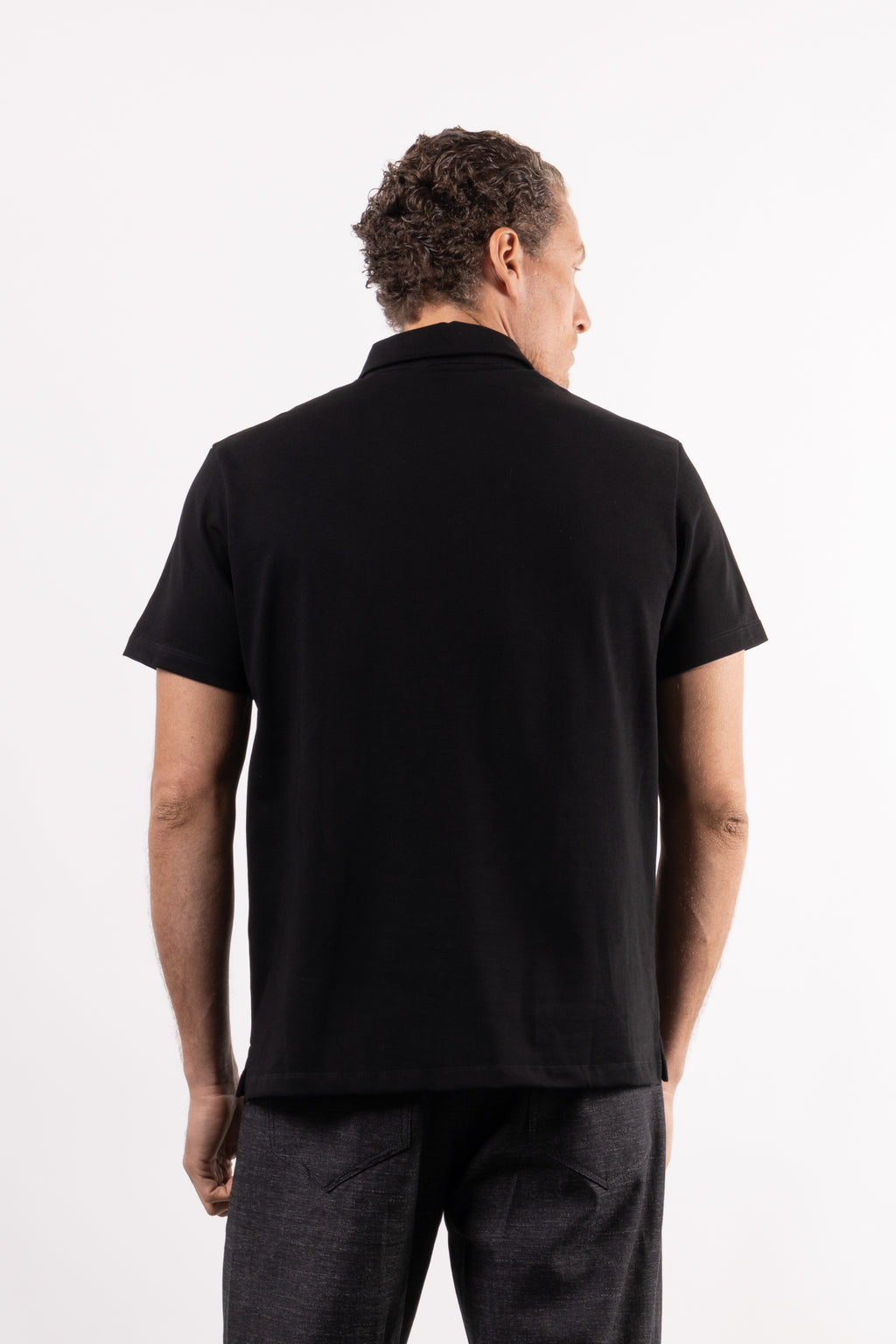 Polo in cotone con patch lato cuore