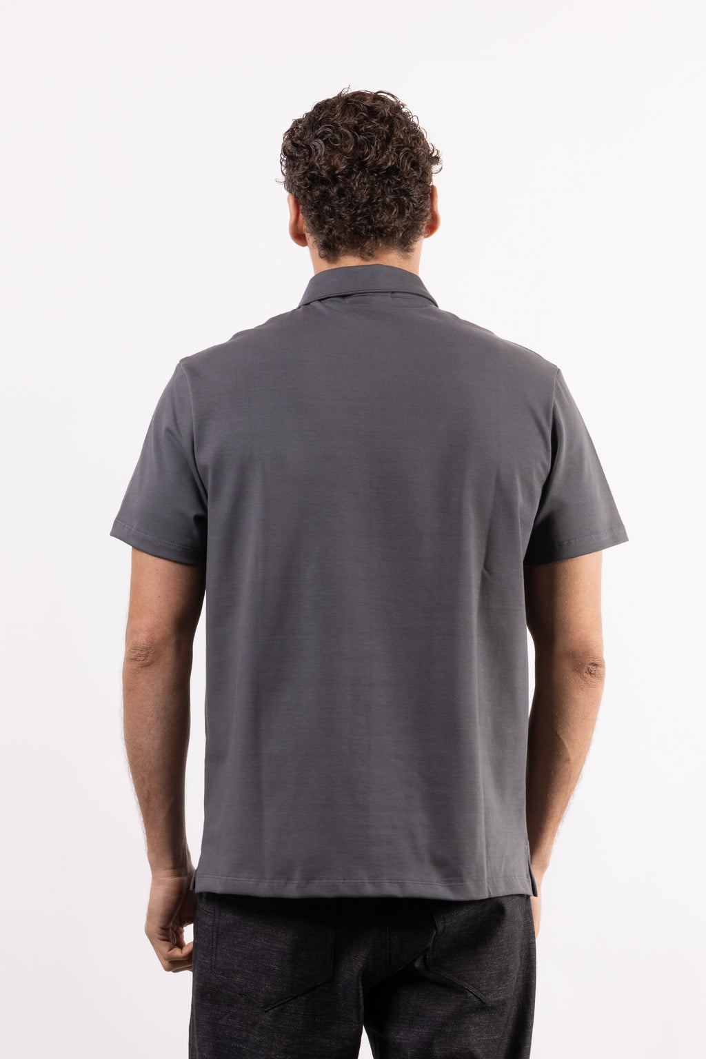 Polo in cotone con patch lato cuore