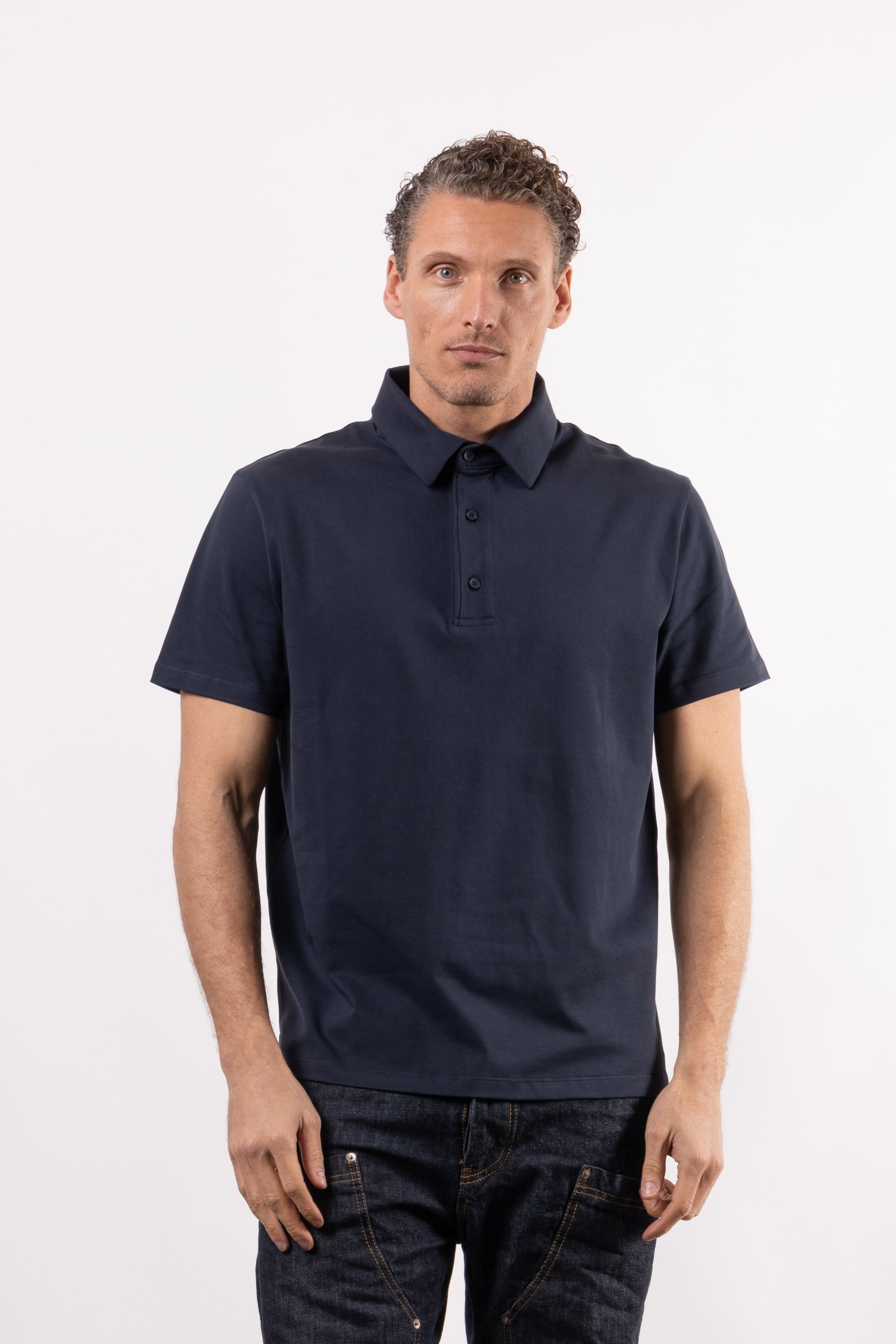 Polo basic 100% cotone