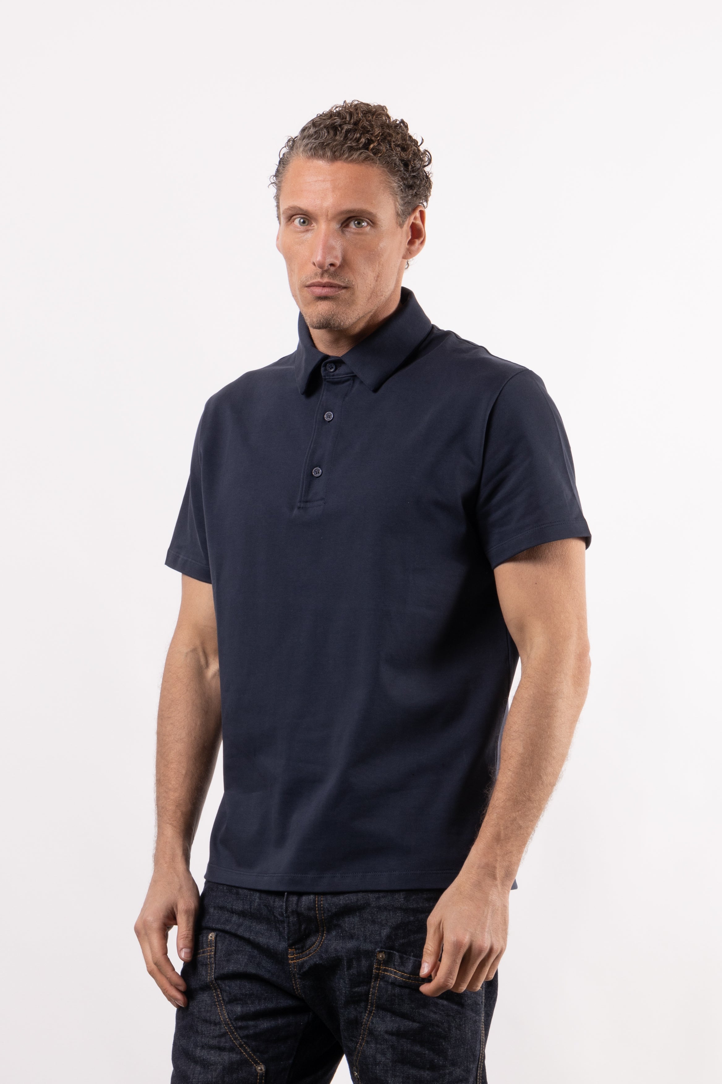 Polo basic 100% cotone