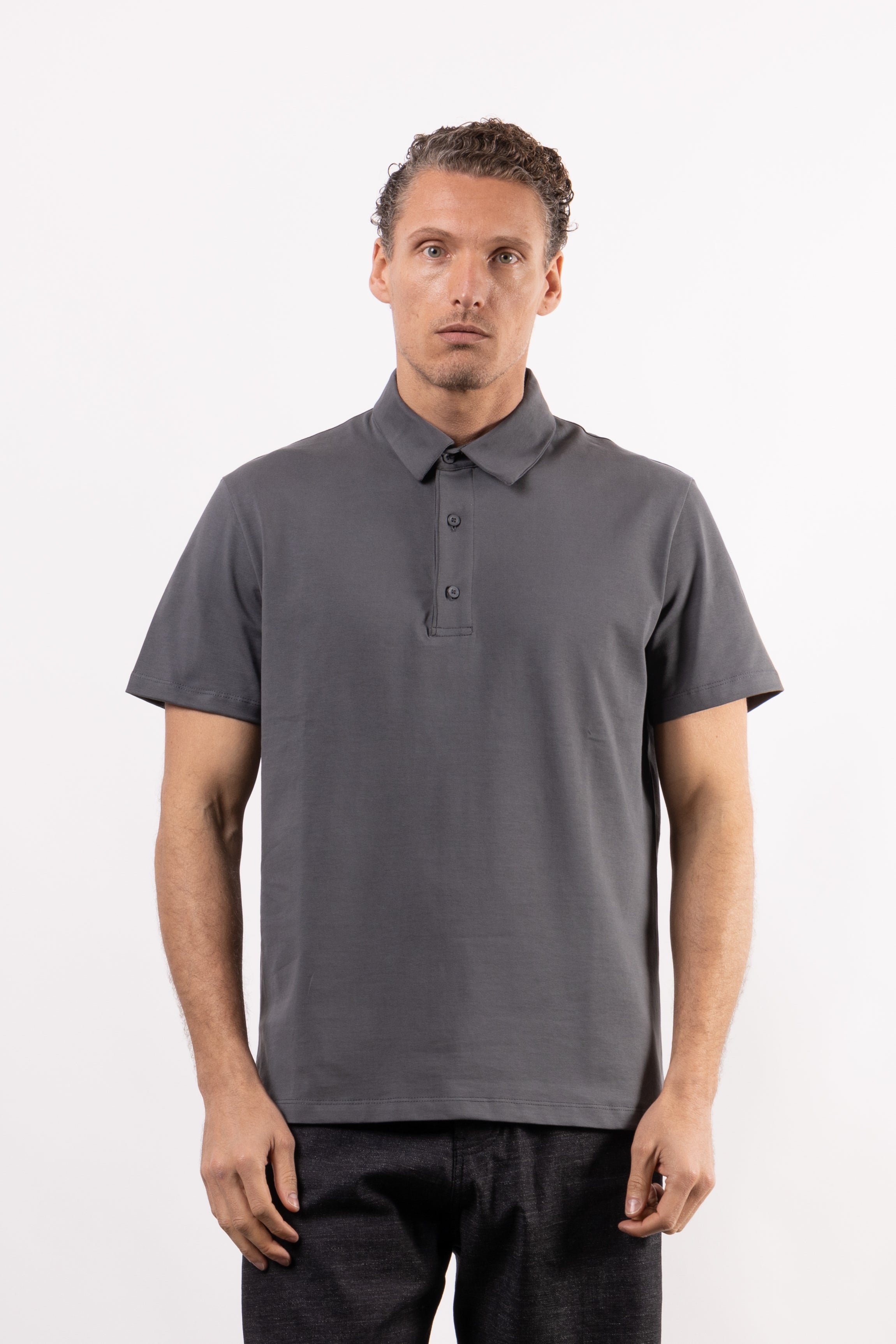 Polo basic 100% cotone
