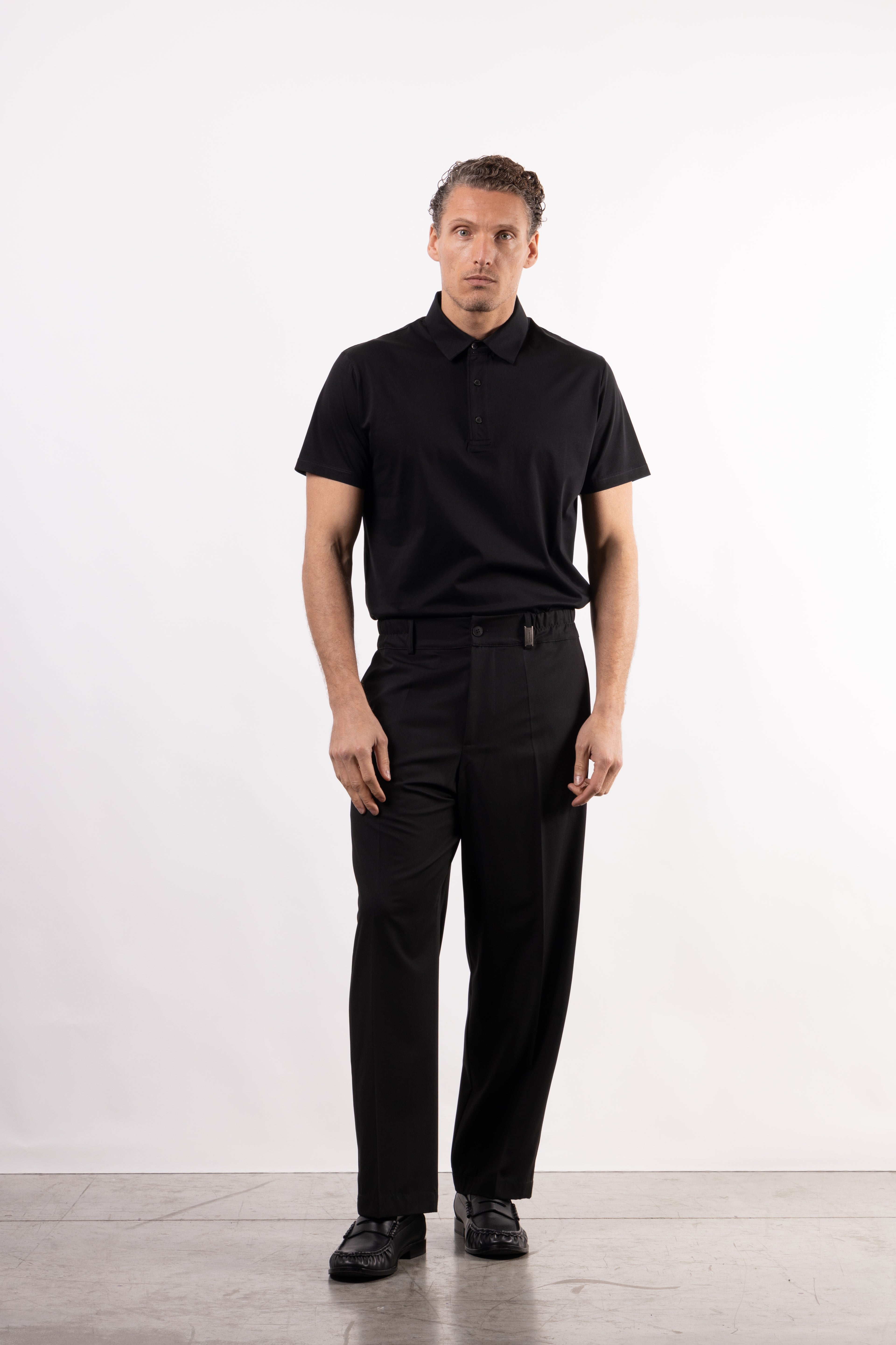 Pantalone in viscosa wide fit