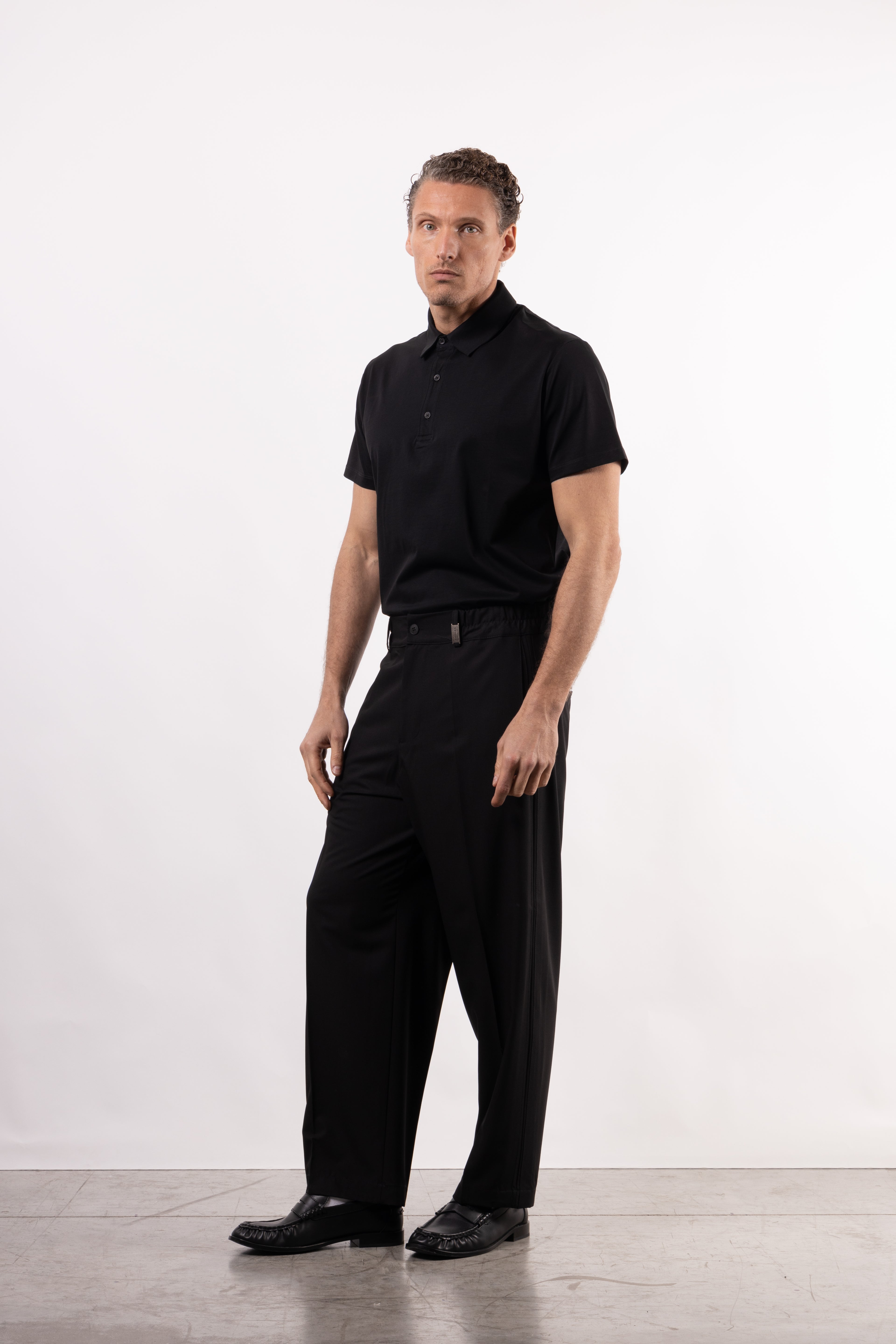 Pantalone in viscosa wide fit