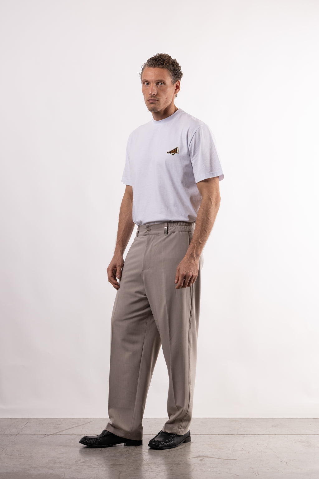 Pantalone in viscosa wide fit