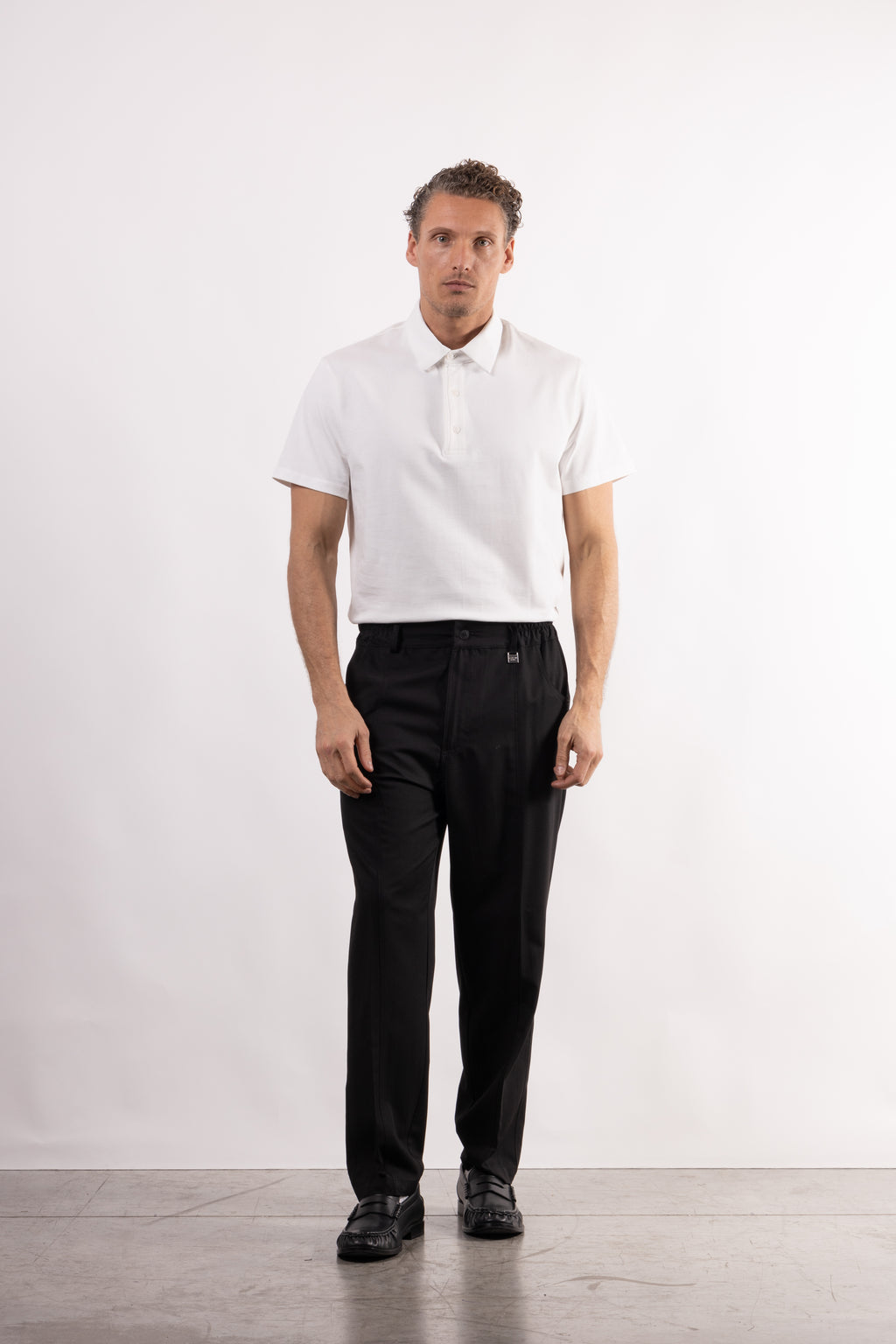 Pantalone in viscosa regular fit