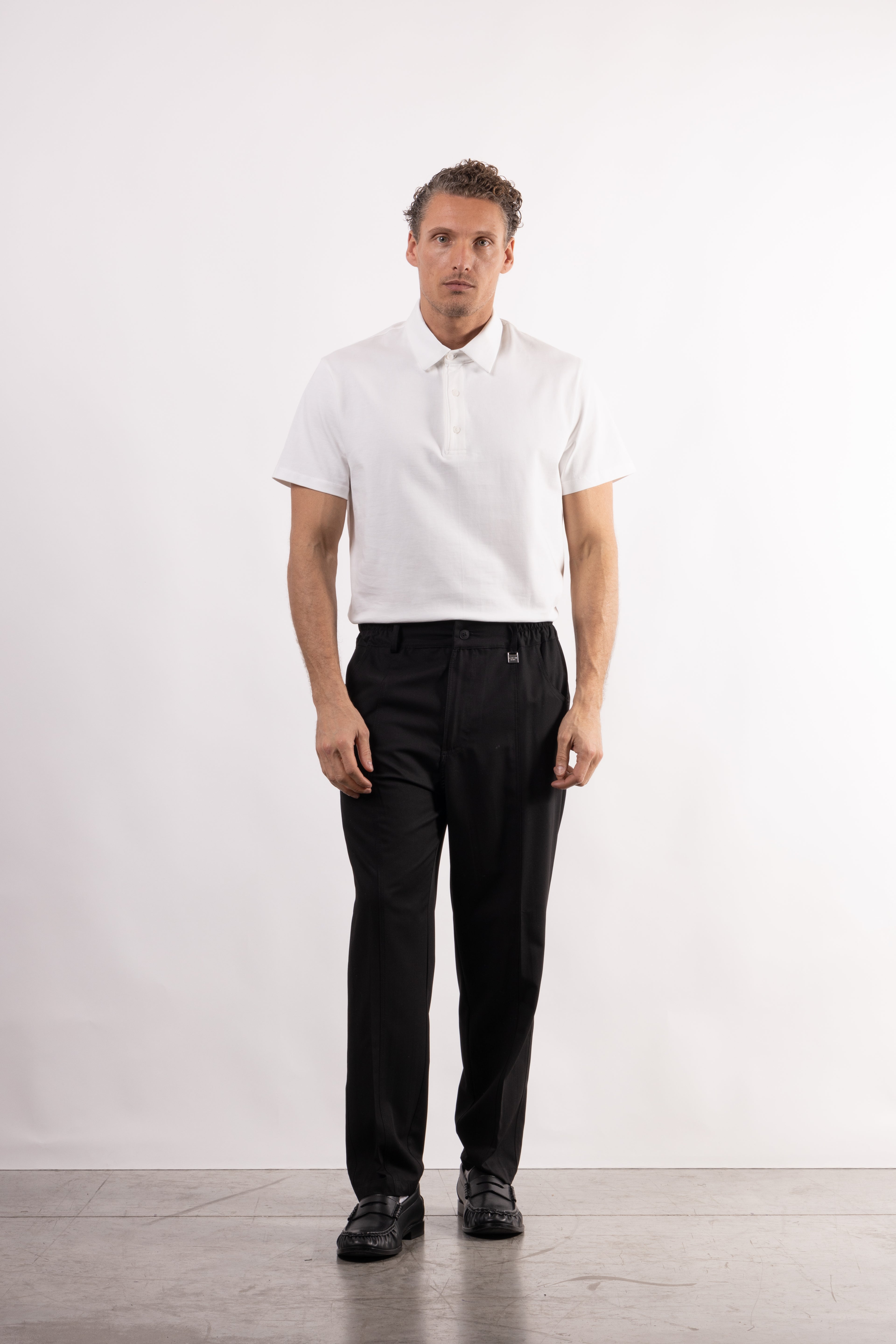 Pantalone in viscosa regular fit