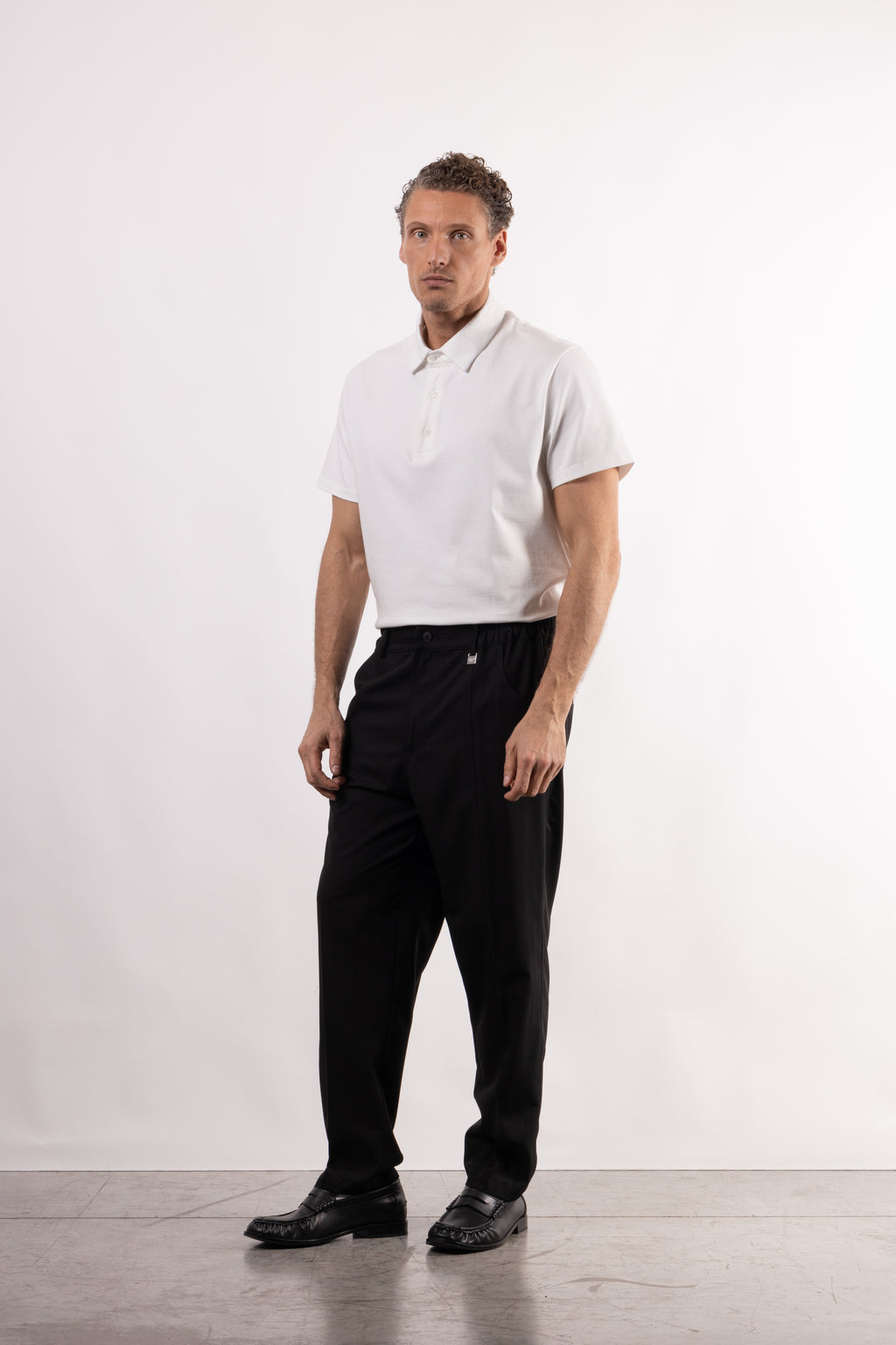 Pantalone in viscosa regular fit