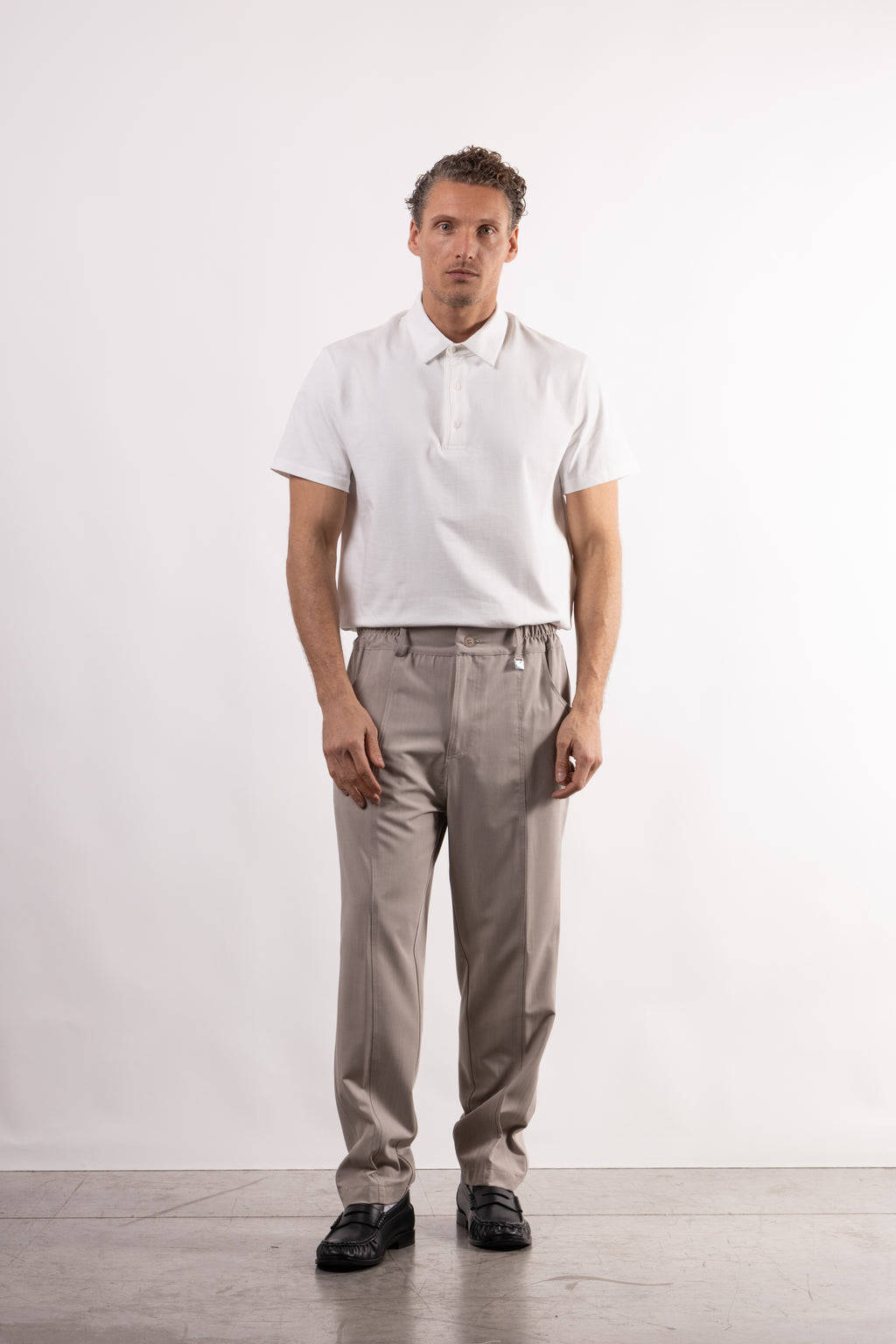 Pantalone in viscosa regular fit