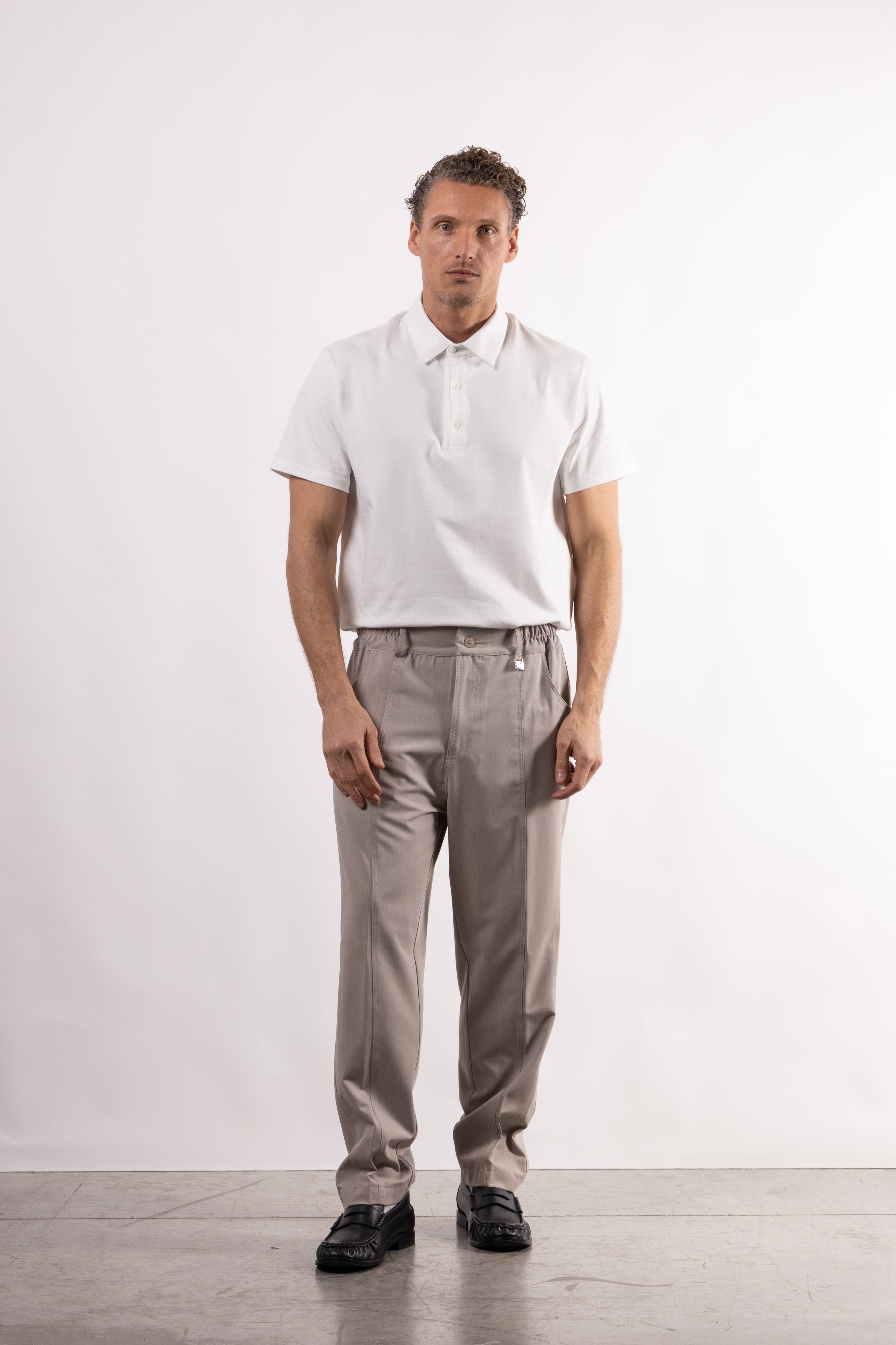 Pantalone in viscosa regular fit