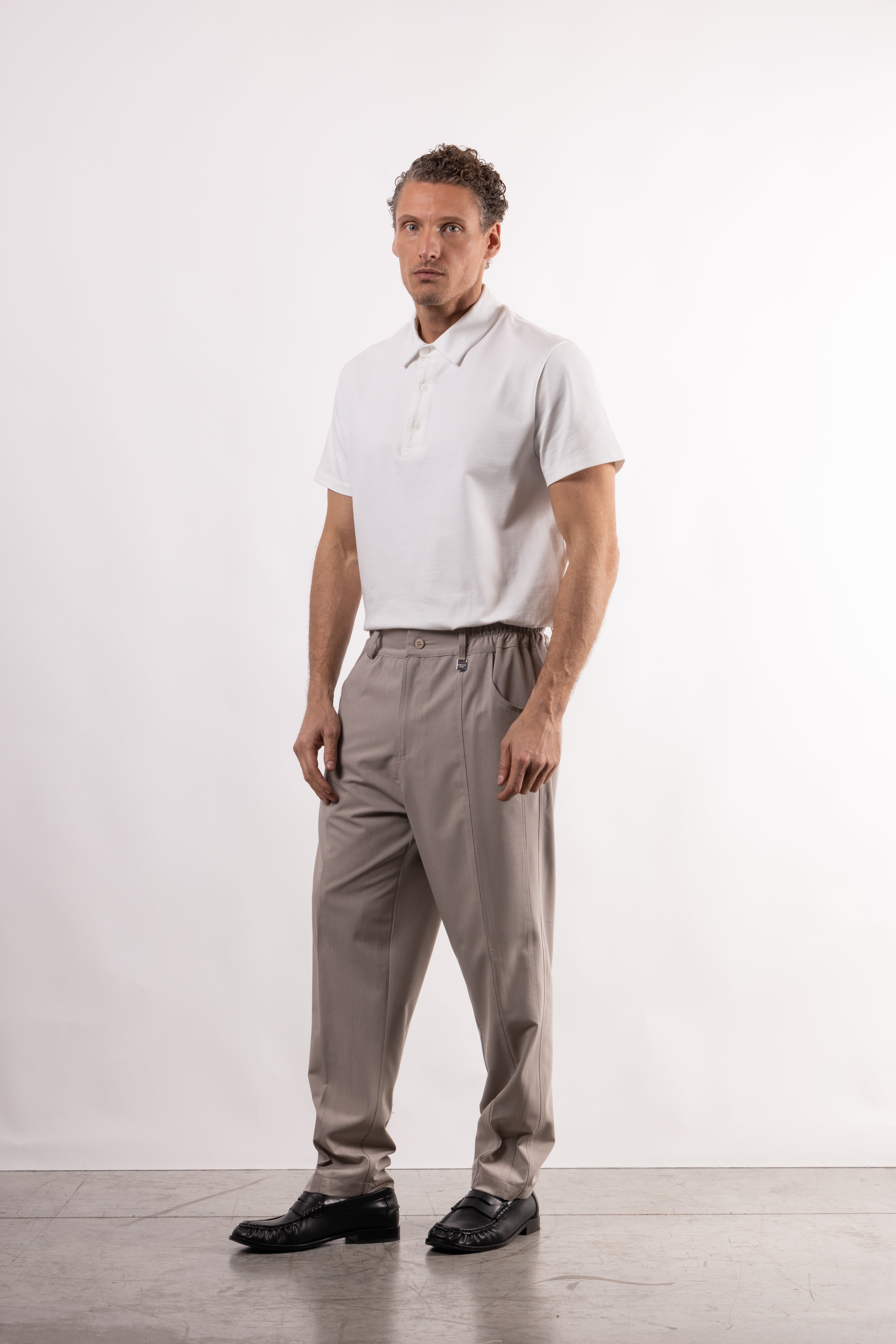 Pantalone in viscosa regular fit