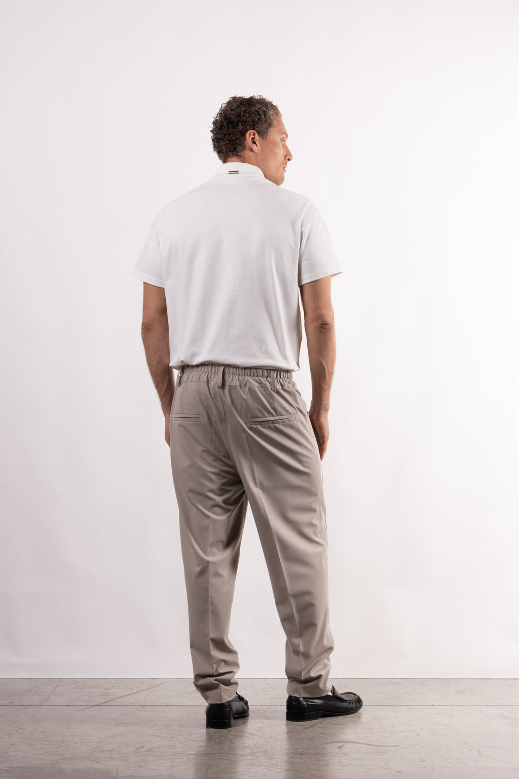 Pantalone in viscosa regular fit