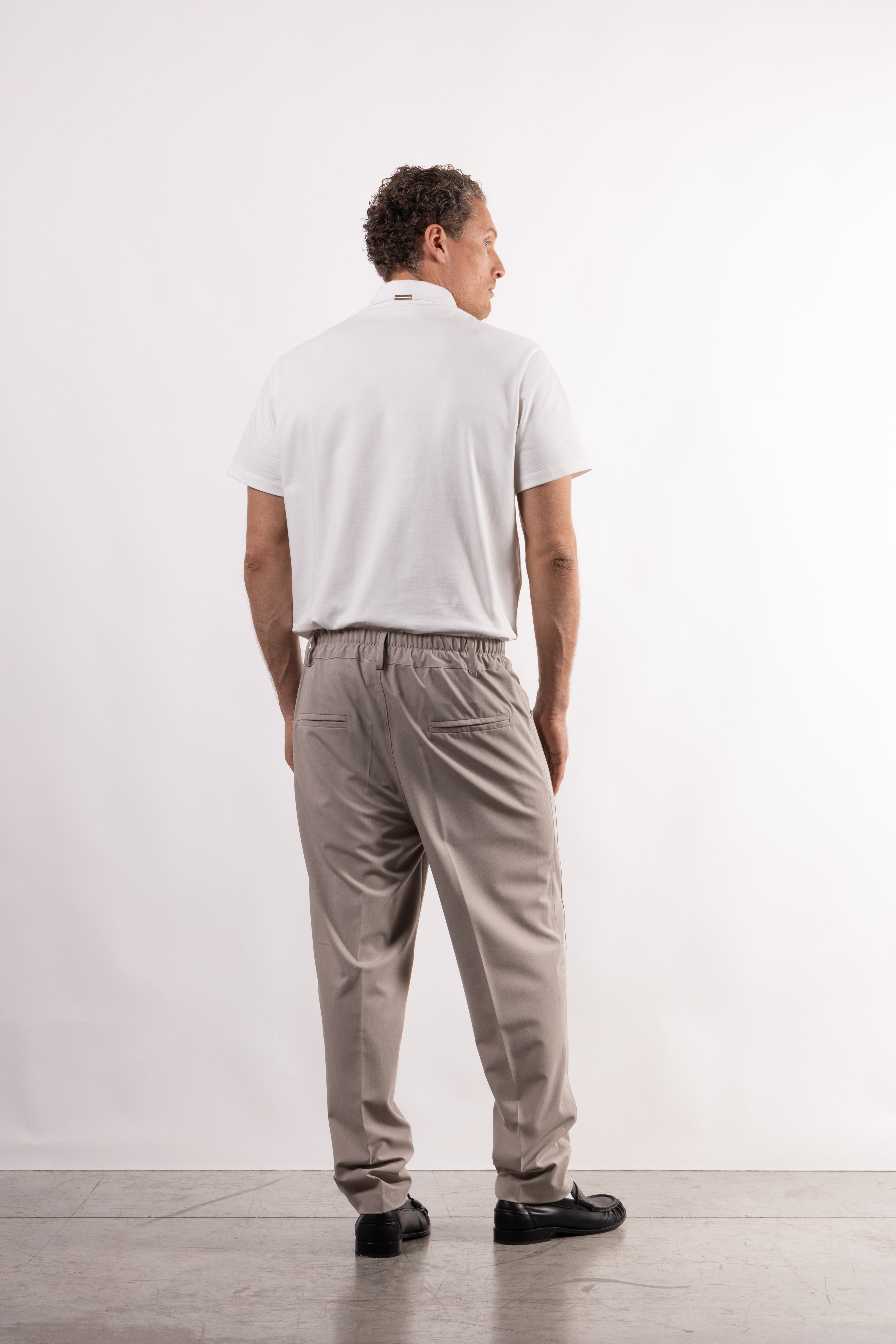 Pantalone in viscosa regular fit
